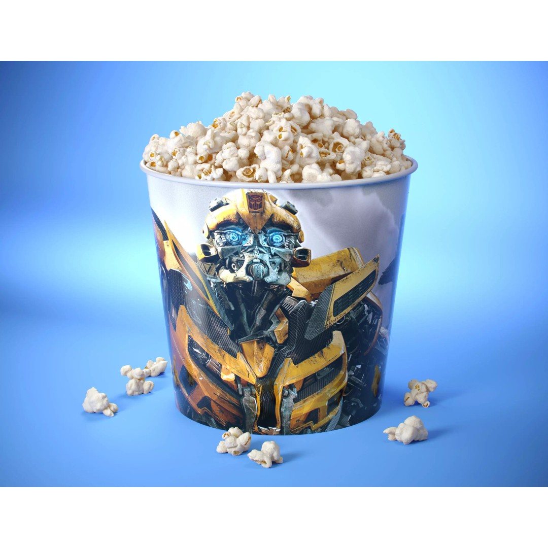 Popcorn Bucket 3D Model – Photorealistic Food Container, FBX & OBJ - View 2