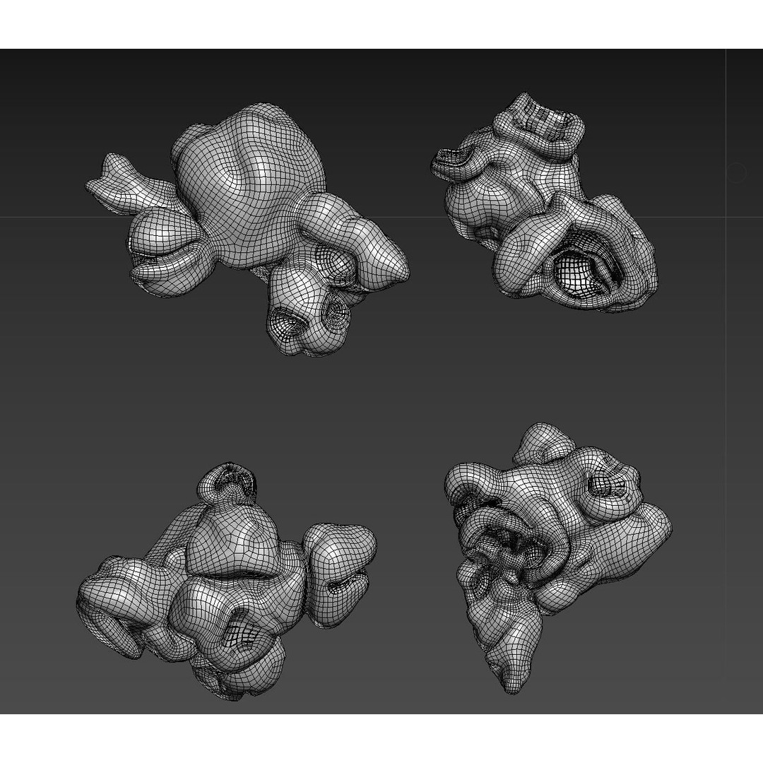 Popcorn Bucket 3D Model – Photorealistic Food Container, FBX & OBJ - View 9