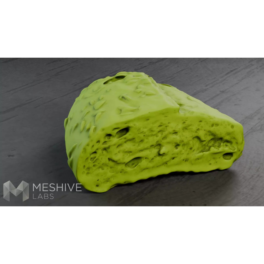 Artisan Half-Seeded Bread 3D Model – Low Poly PBR Game Asset, FBX, Blender - View 23