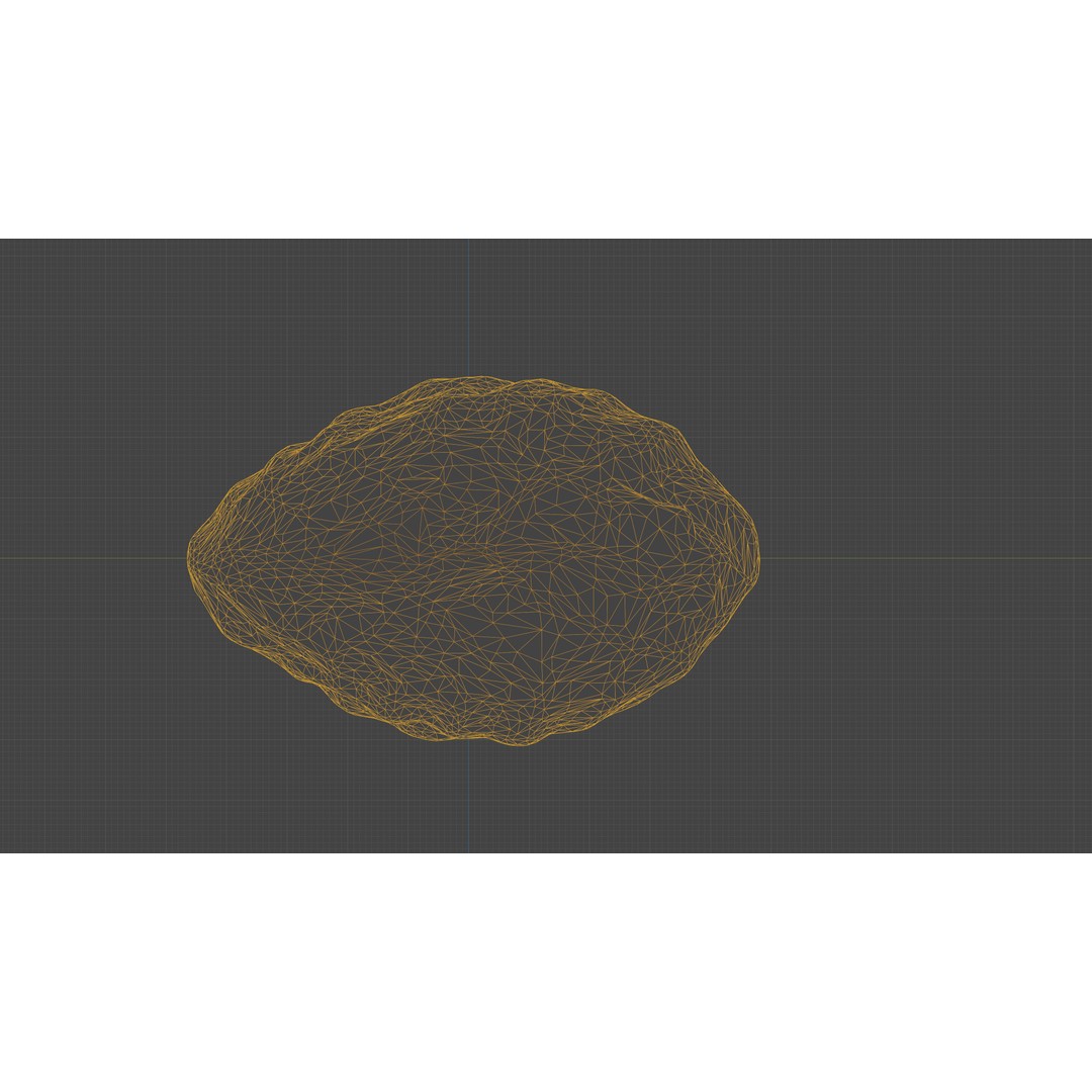 Almond Nut 3D Model – Low Poly Photogrammetry Asset, FBX
