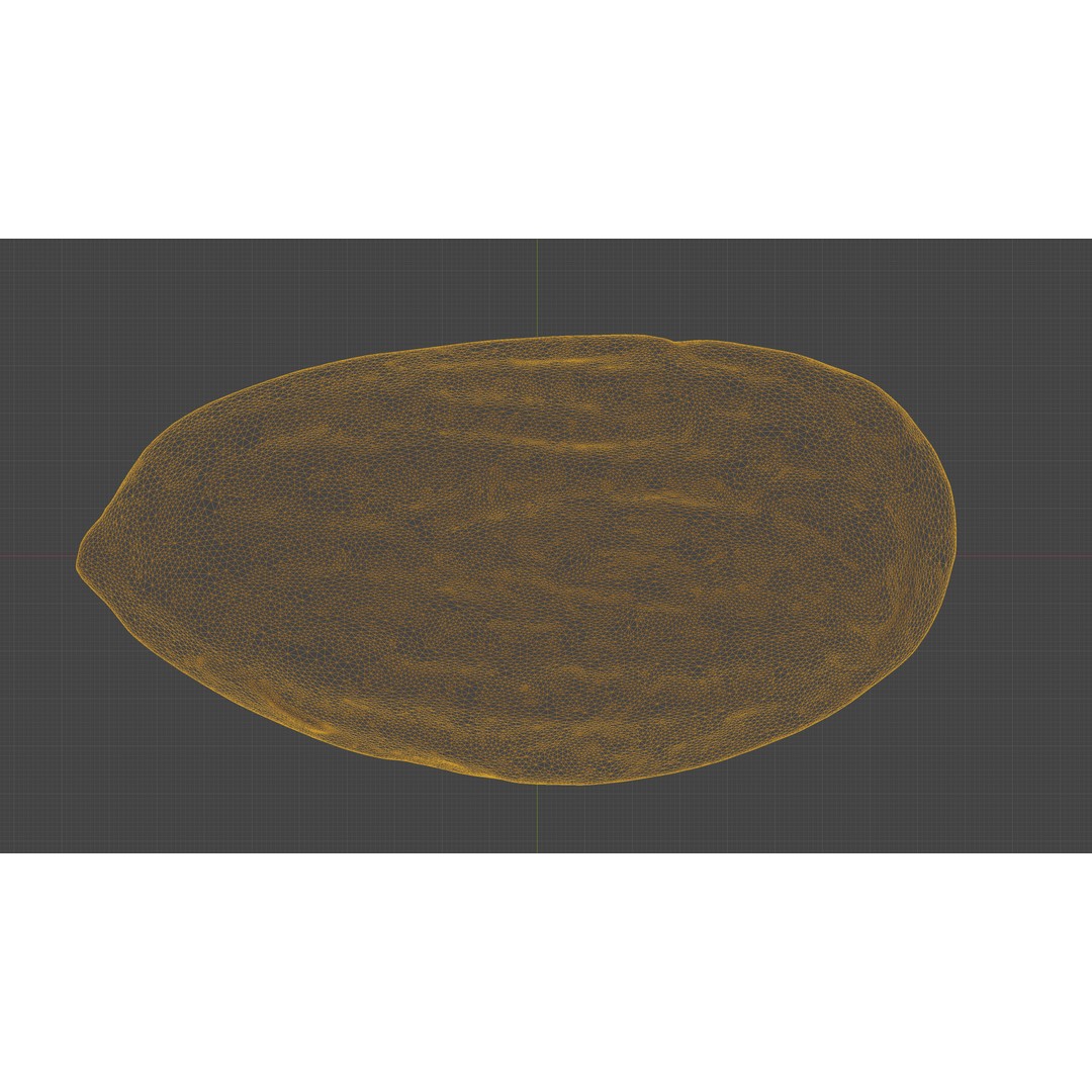 Almond Nut 3D Model – Low Poly Photogrammetry Asset, FBX - View 19