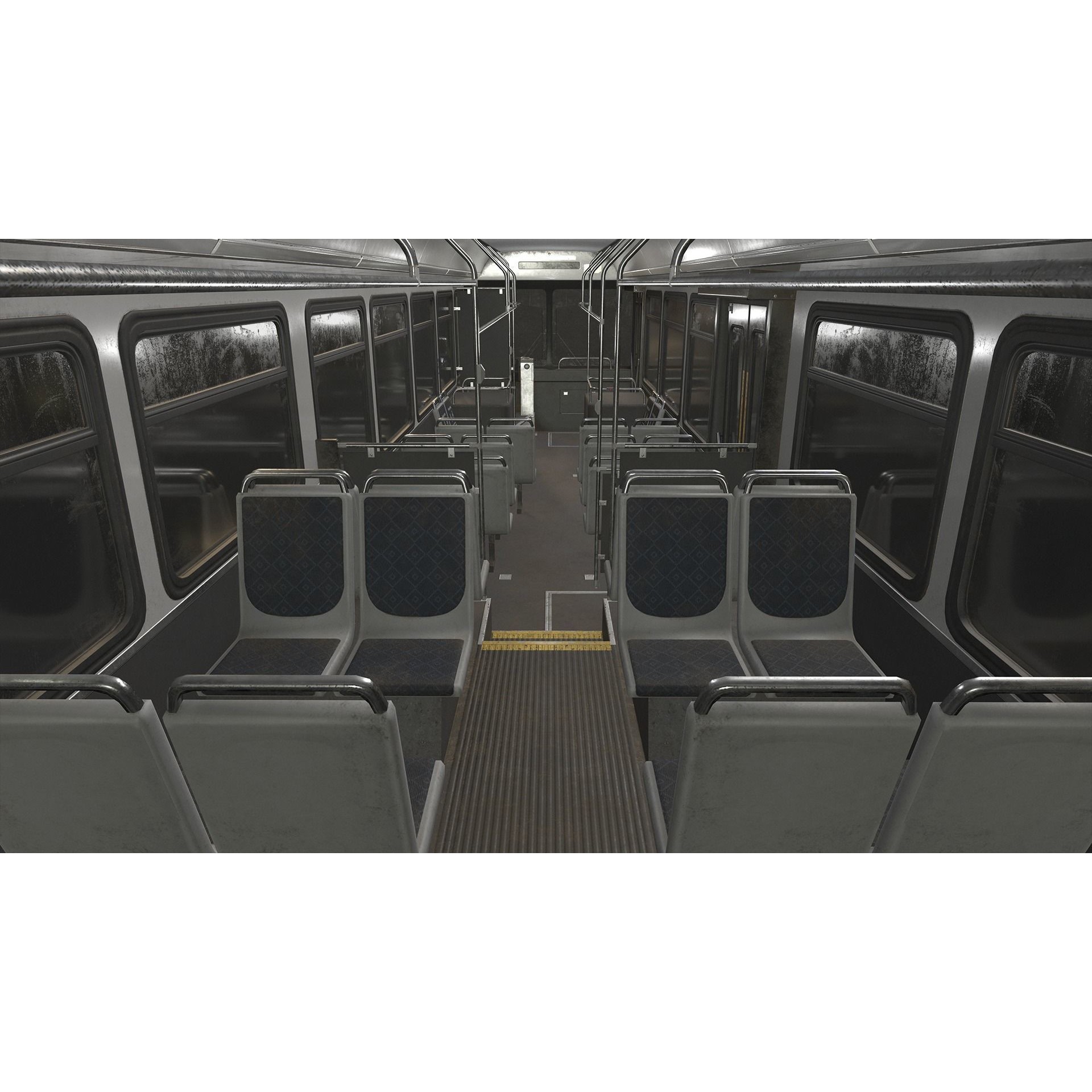 City Bus V2 - Low-Poly Game-Ready 3D Model - View 15