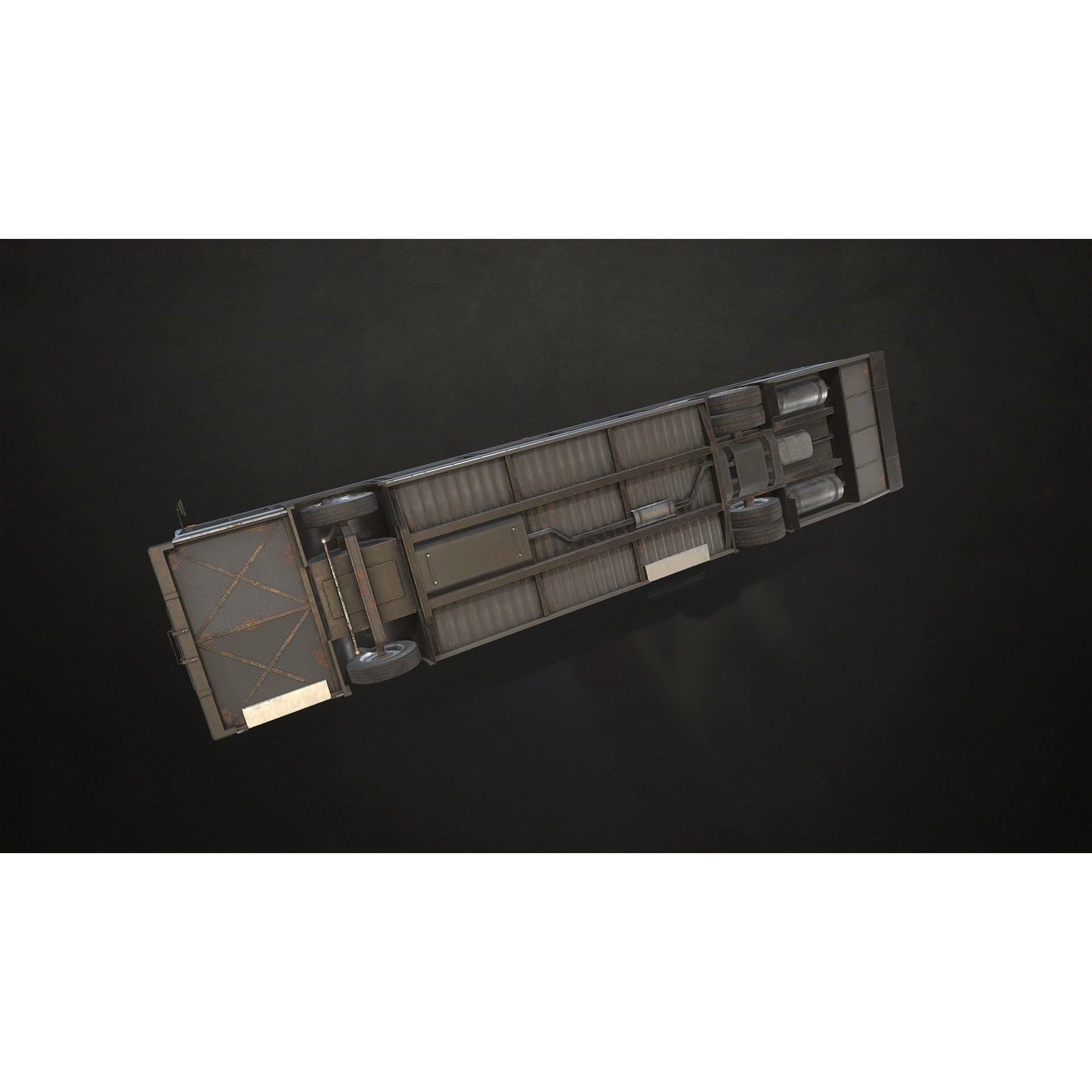 City Bus V2 - Low-Poly Game-Ready 3D Model - View 17