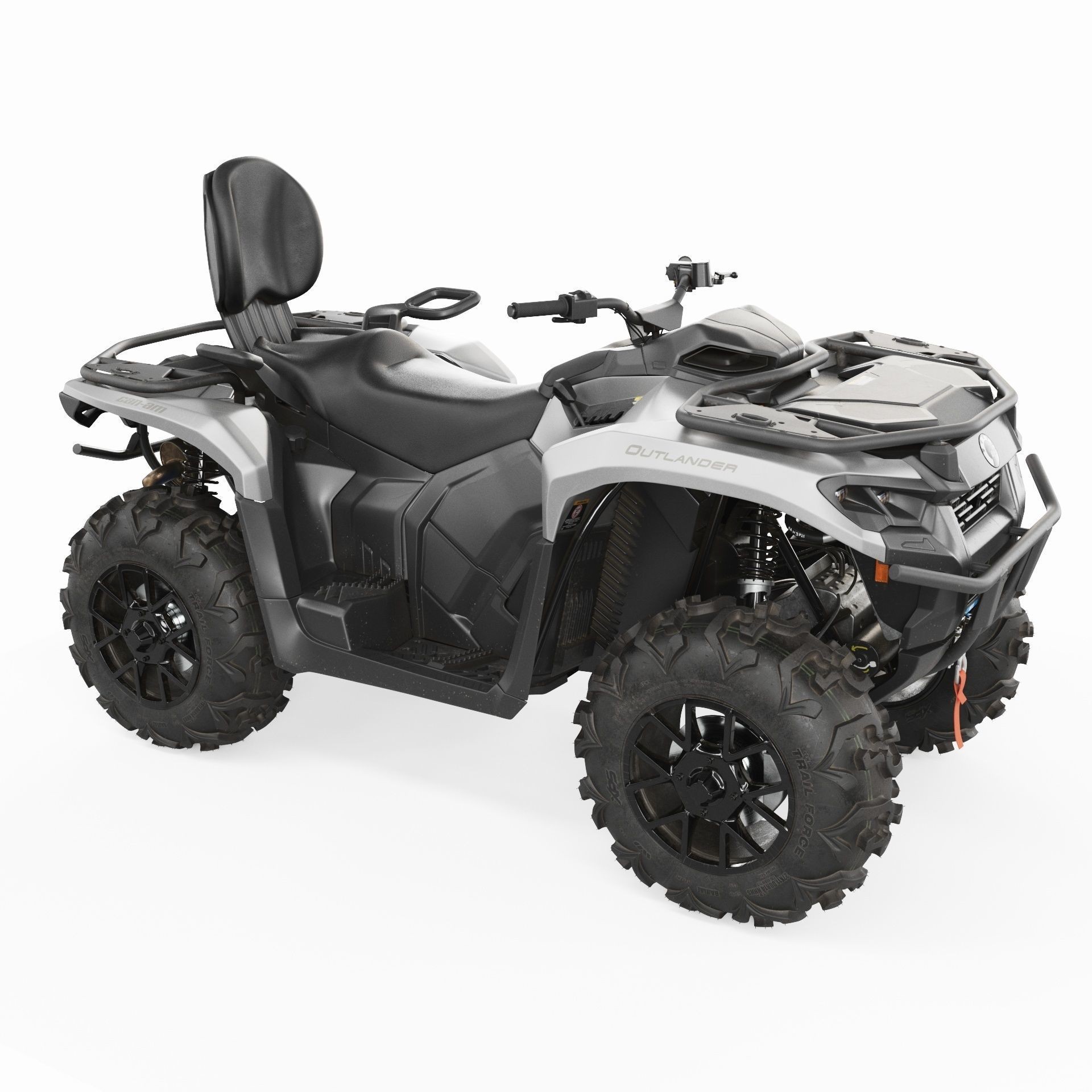 Can-Am Outlander 700 XT - Game-Ready 3D Model - View 10