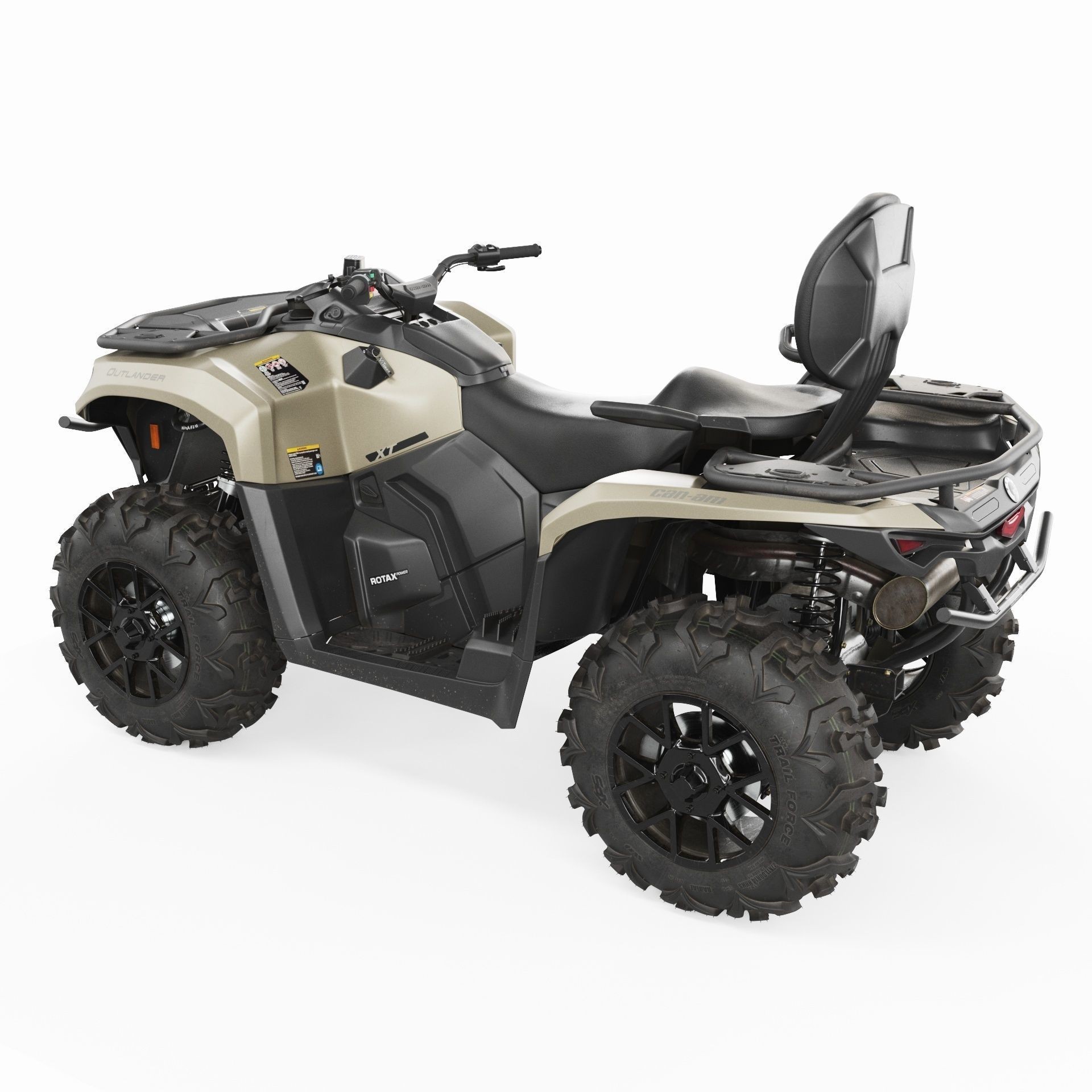Can-Am Outlander 700 XT - Game-Ready 3D Model - View 11