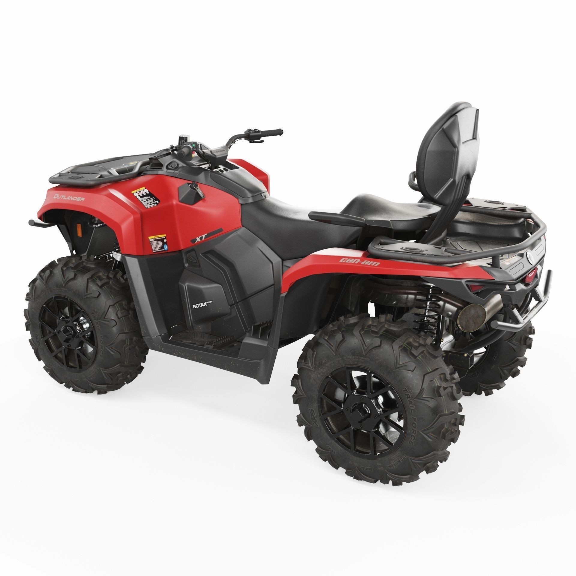 Can-Am Outlander 700 XT - Game-Ready 3D Model - View 12