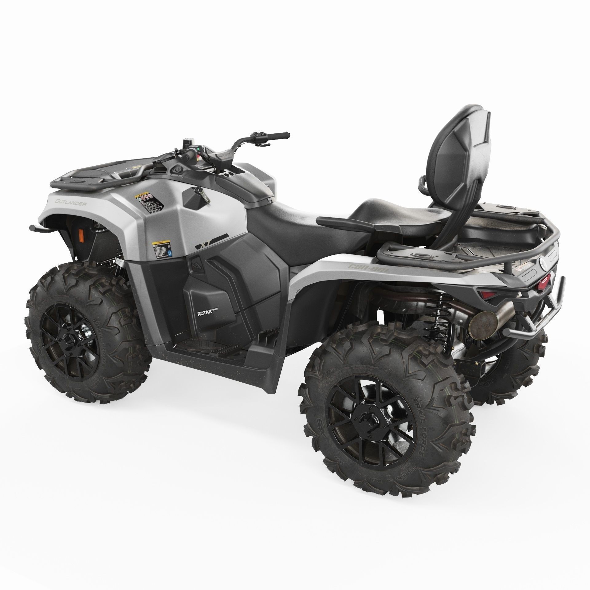 Can-Am Outlander 700 XT - Game-Ready 3D Model - View 13
