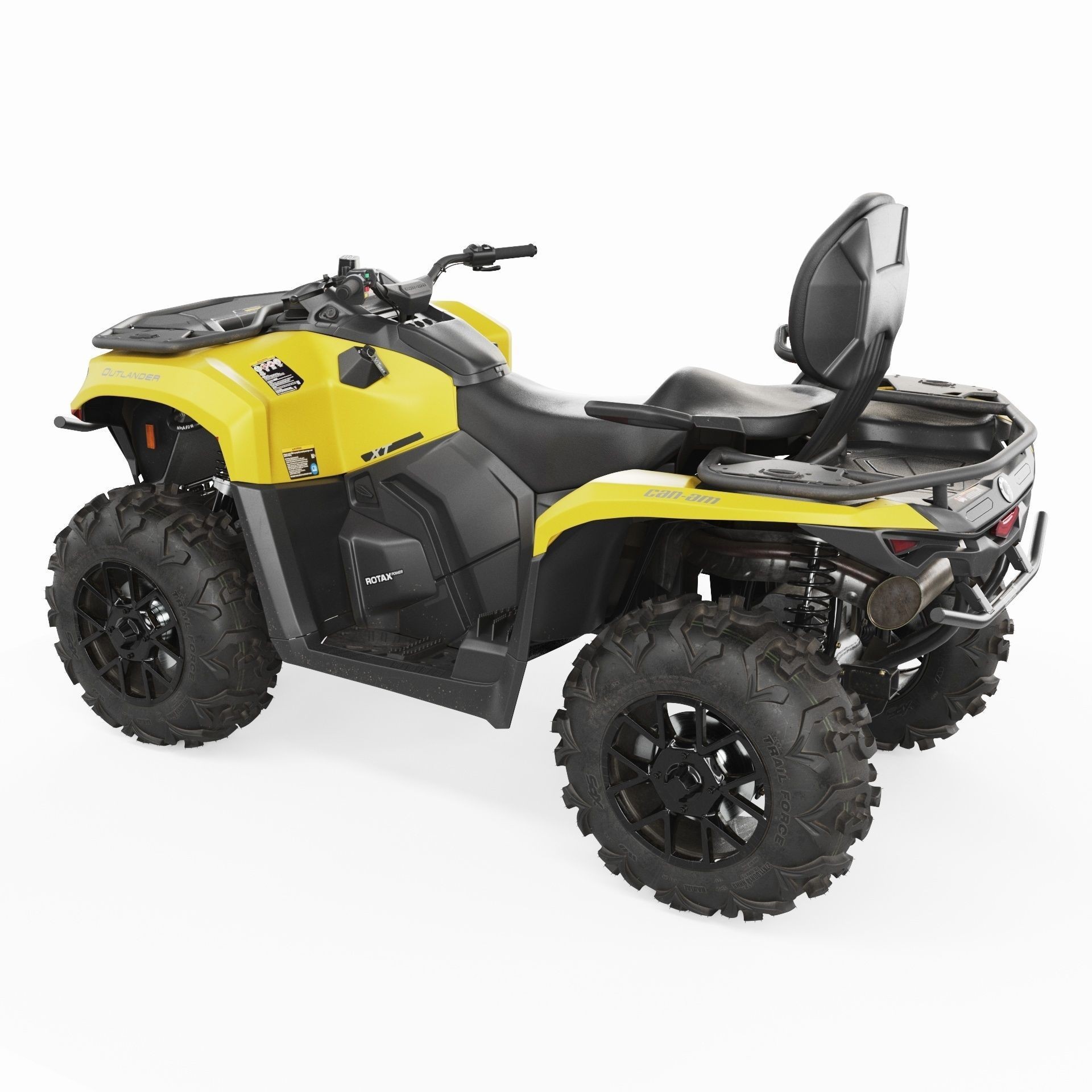 Can-Am Outlander 700 XT - Game-Ready 3D Model - View 14