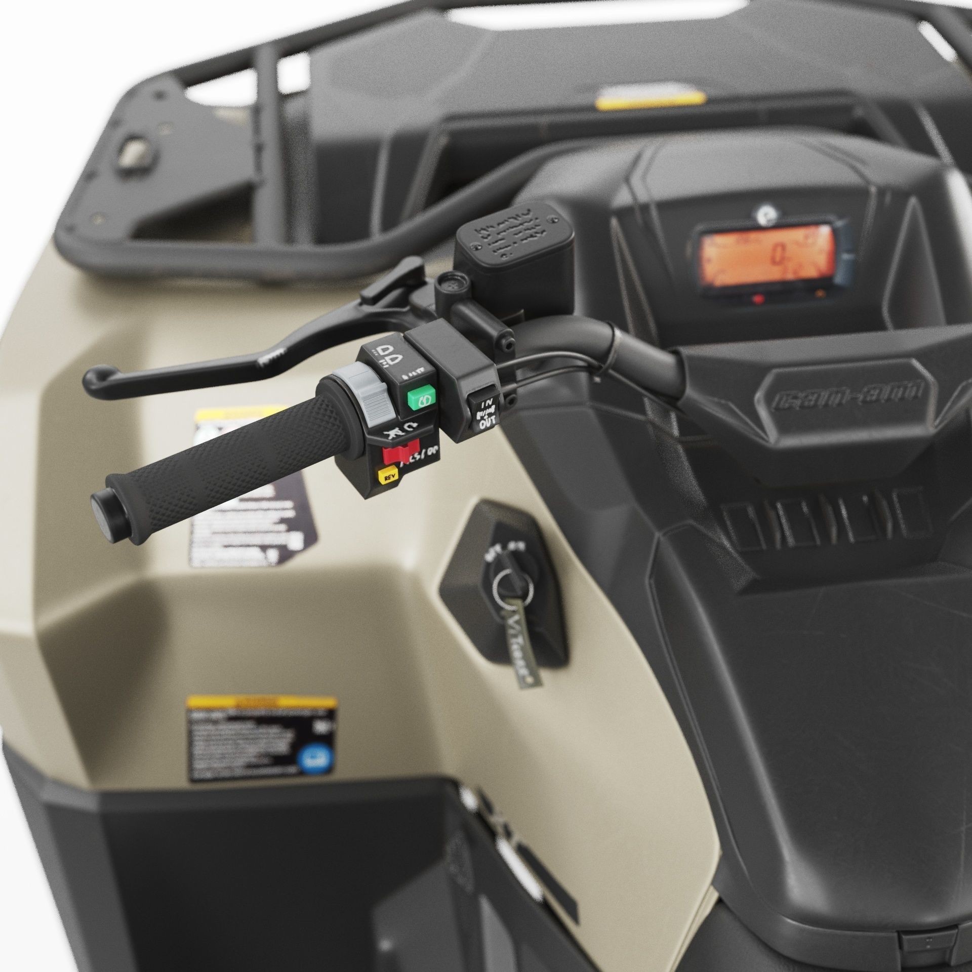 Can-Am Outlander 700 XT - Game-Ready 3D Model - View 17