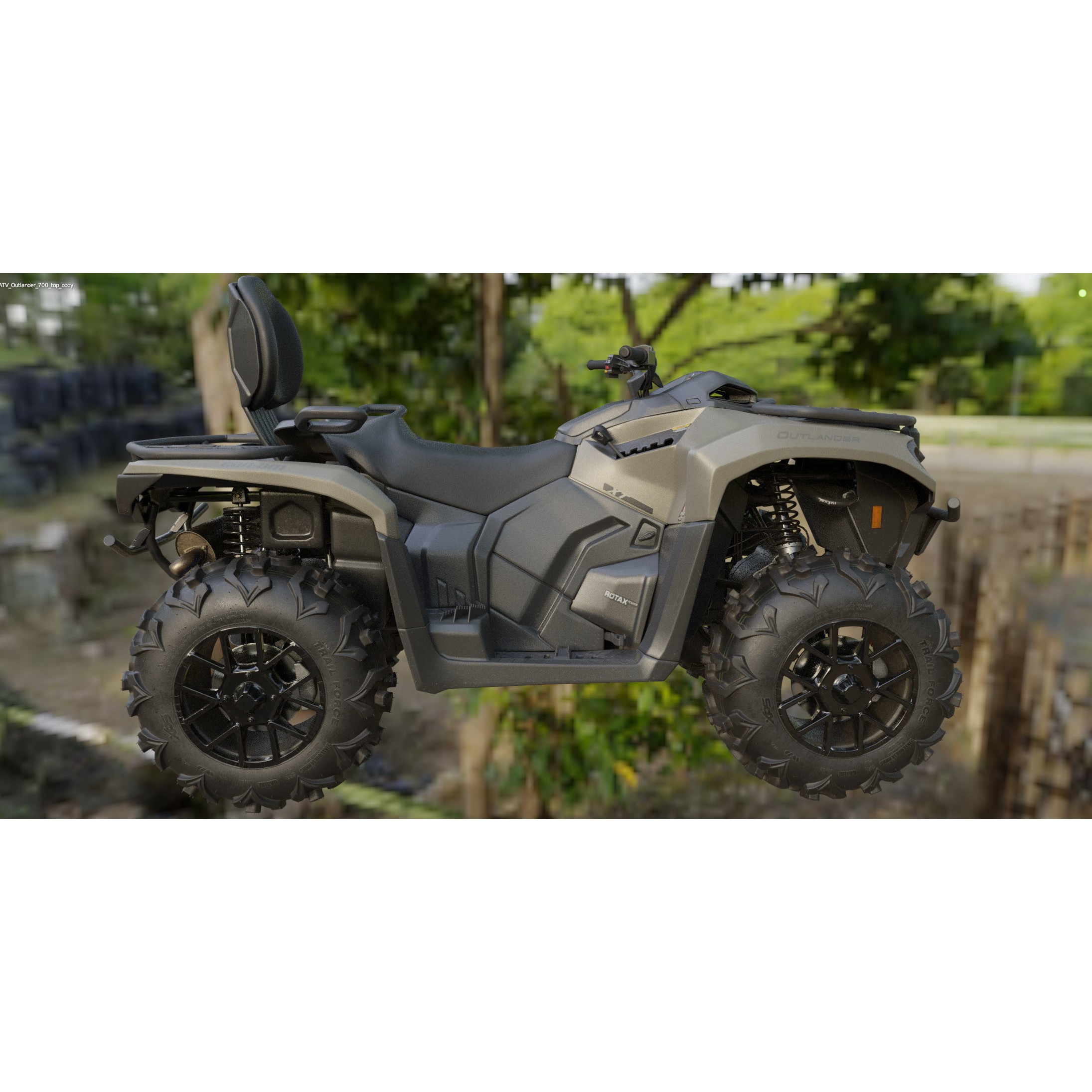 Can-Am Outlander 700 XT - Game-Ready 3D Model - View 33