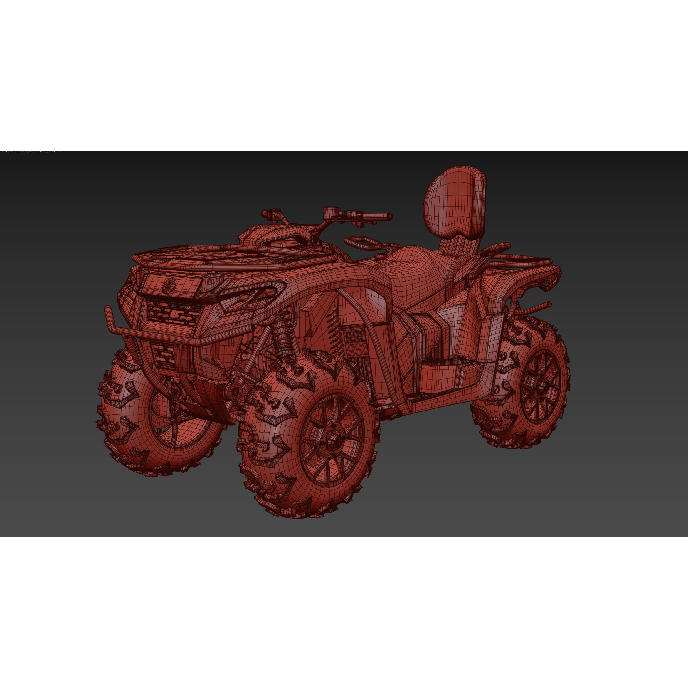 Can-Am Outlander 700 XT - Game-Ready 3D Model - View 42