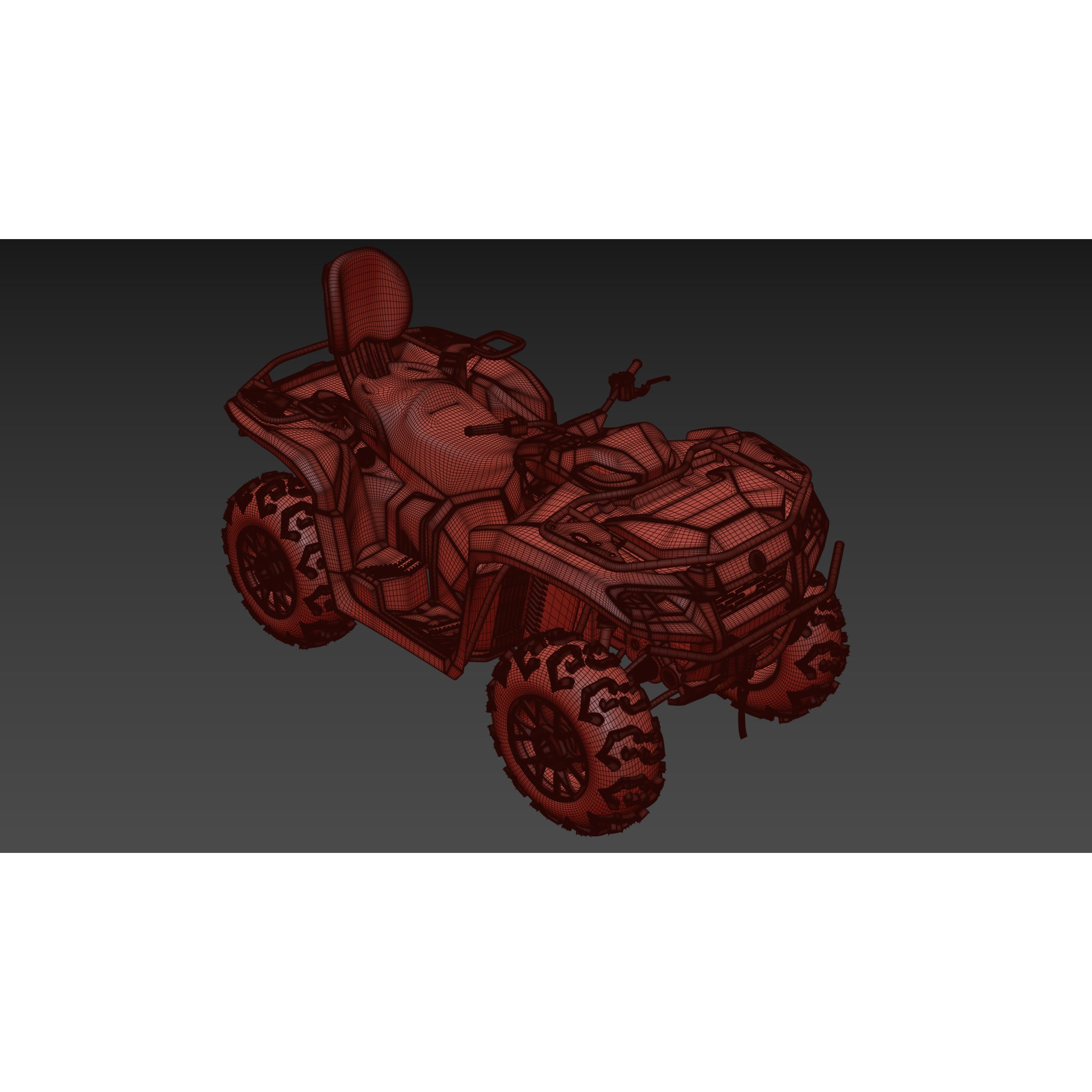 Can-Am Outlander 700 XT - Game-Ready 3D Model - View 46