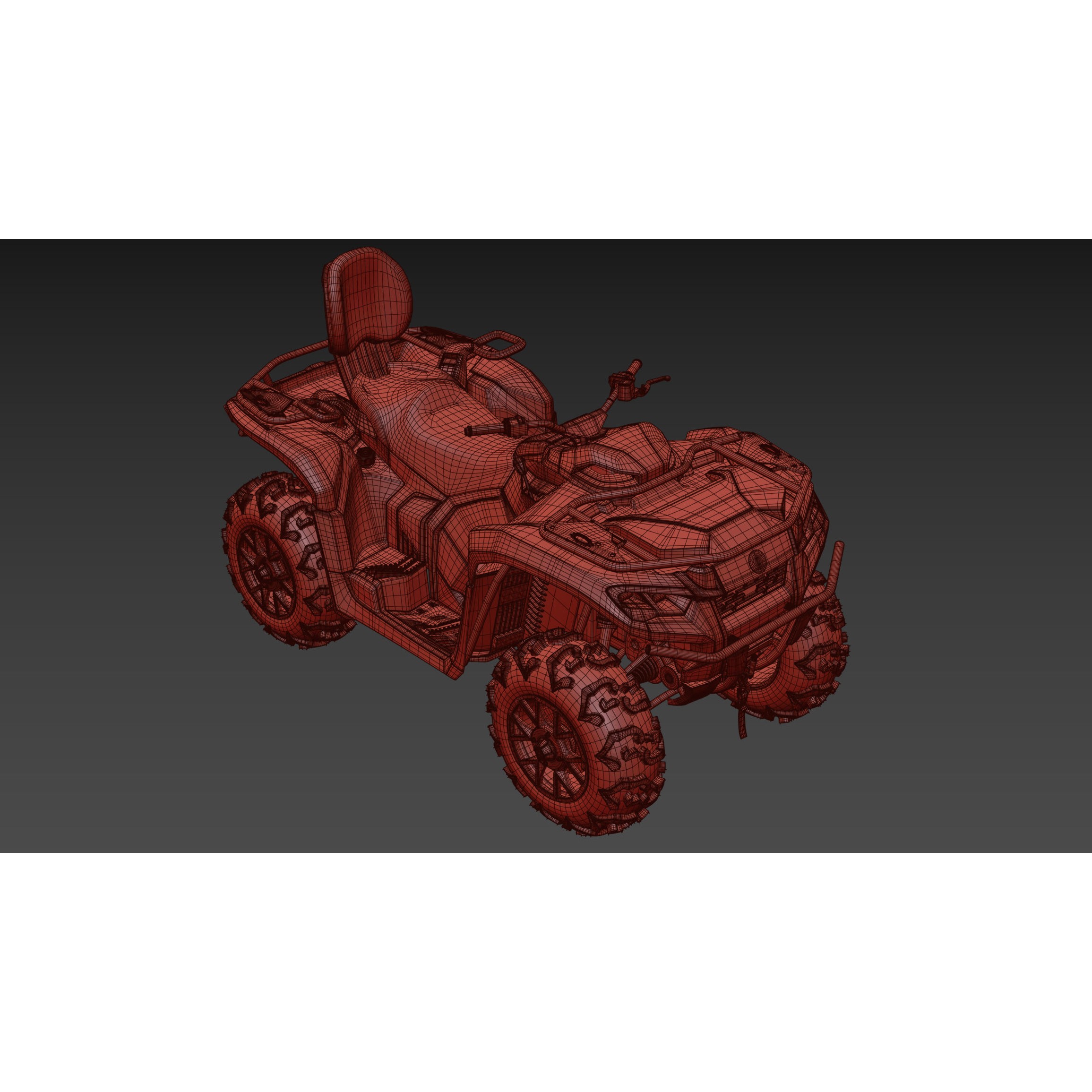 Can-Am Outlander 700 XT - Game-Ready 3D Model - View 47