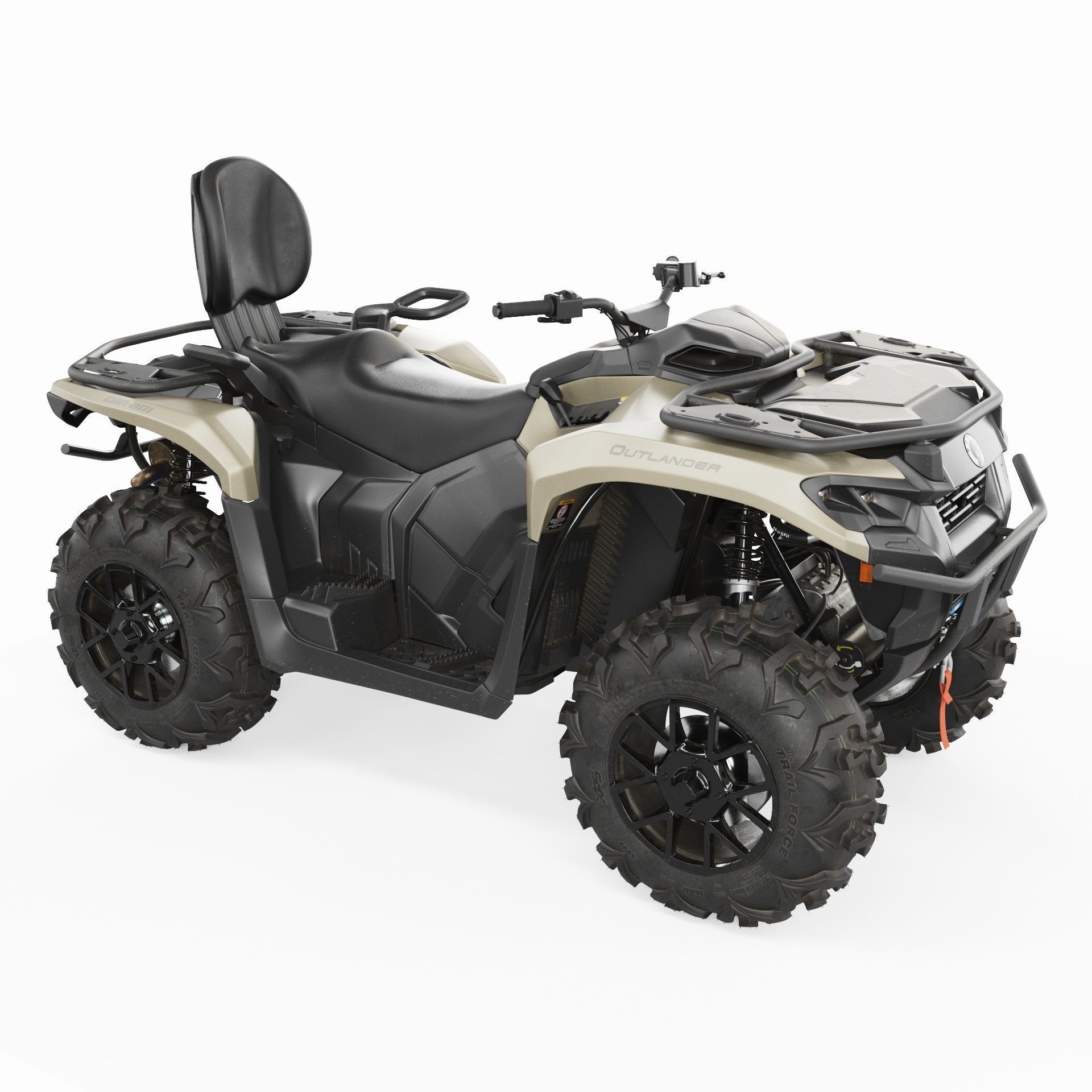 Can-Am Outlander 700 XT - Game-Ready 3D Model - View 5