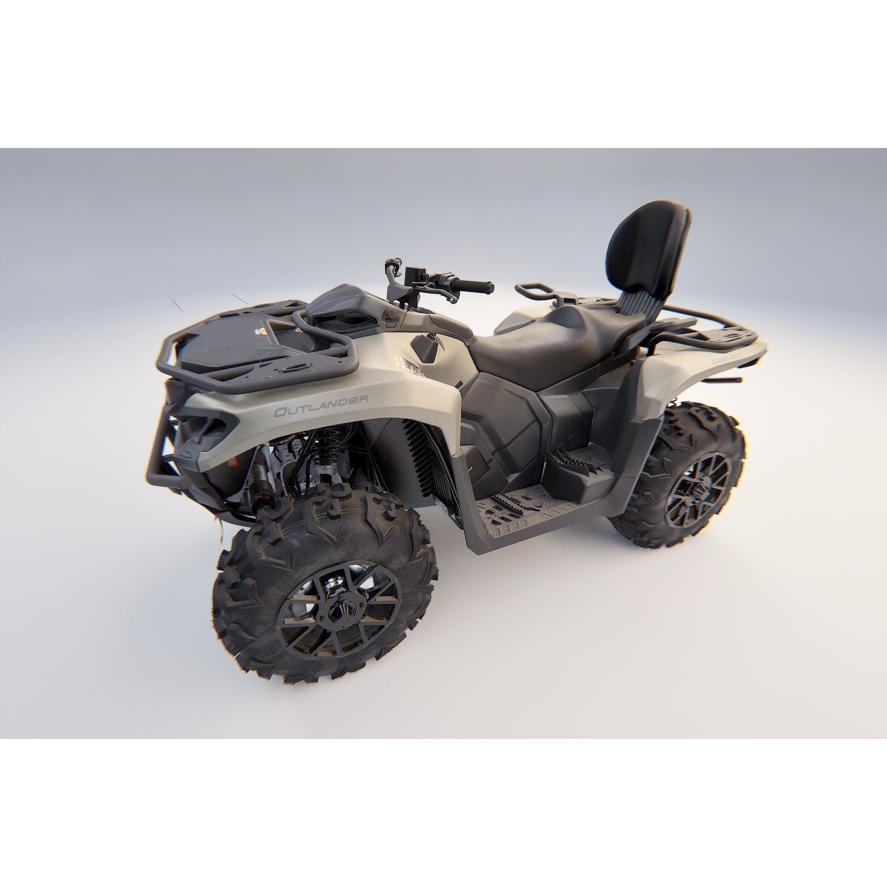 Can-Am Outlander 700 XT - Game-Ready 3D Model - View 7