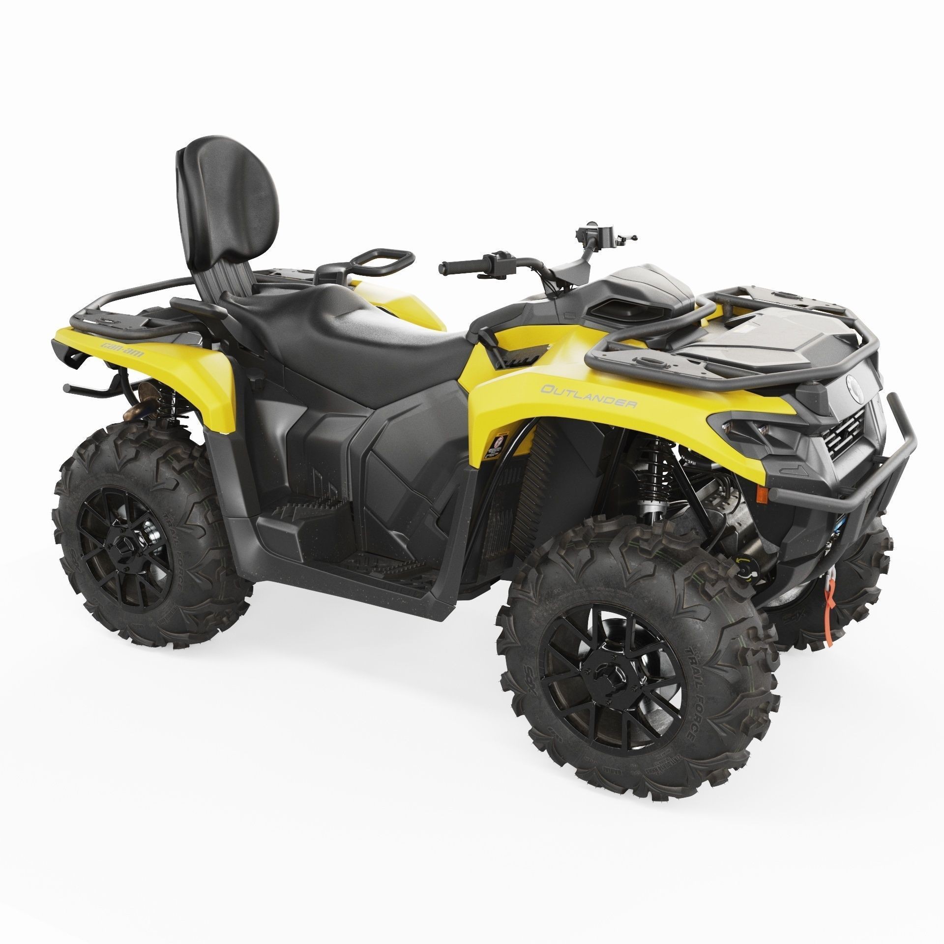 Can-Am Outlander 700 XT - Game-Ready 3D Model - View 9