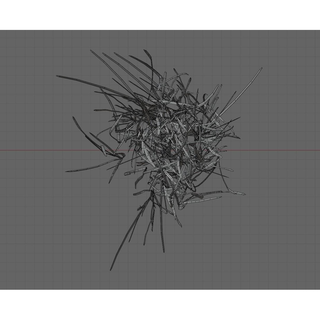 Realistic Grass 3D Model – PBR Animated Grass Patches, FBX, OBJ - View 13