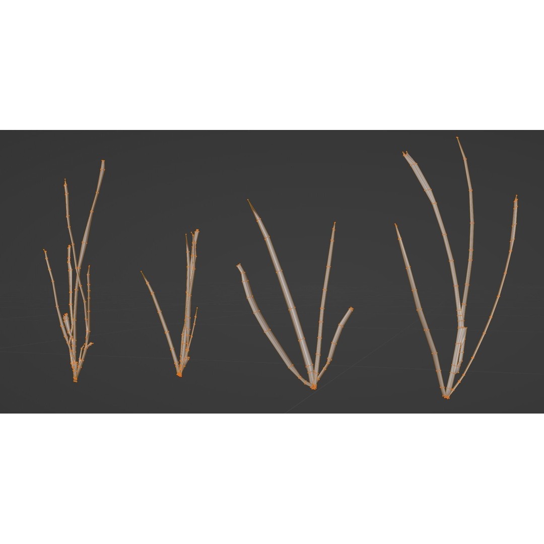 Realistic Grass 3D Model – PBR Animated Grass Patches, FBX, OBJ - View 19