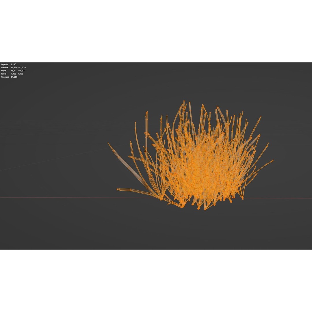 Realistic Grass 3D Model – PBR Animated Grass Patches, FBX, OBJ - View 20
