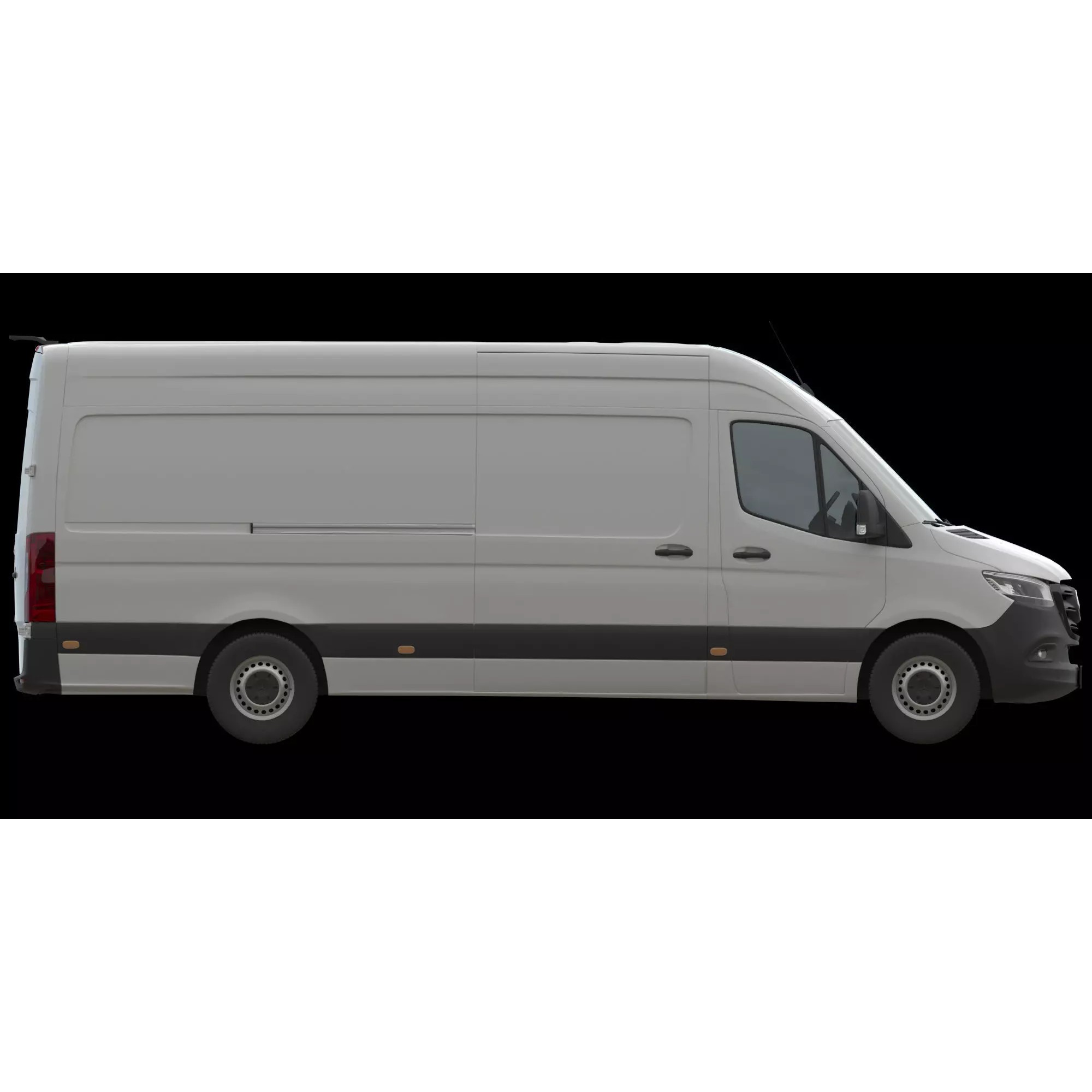 Mercedes-Benz Sprinter Long High Roof - Detailed Interior 3D Model - View 12