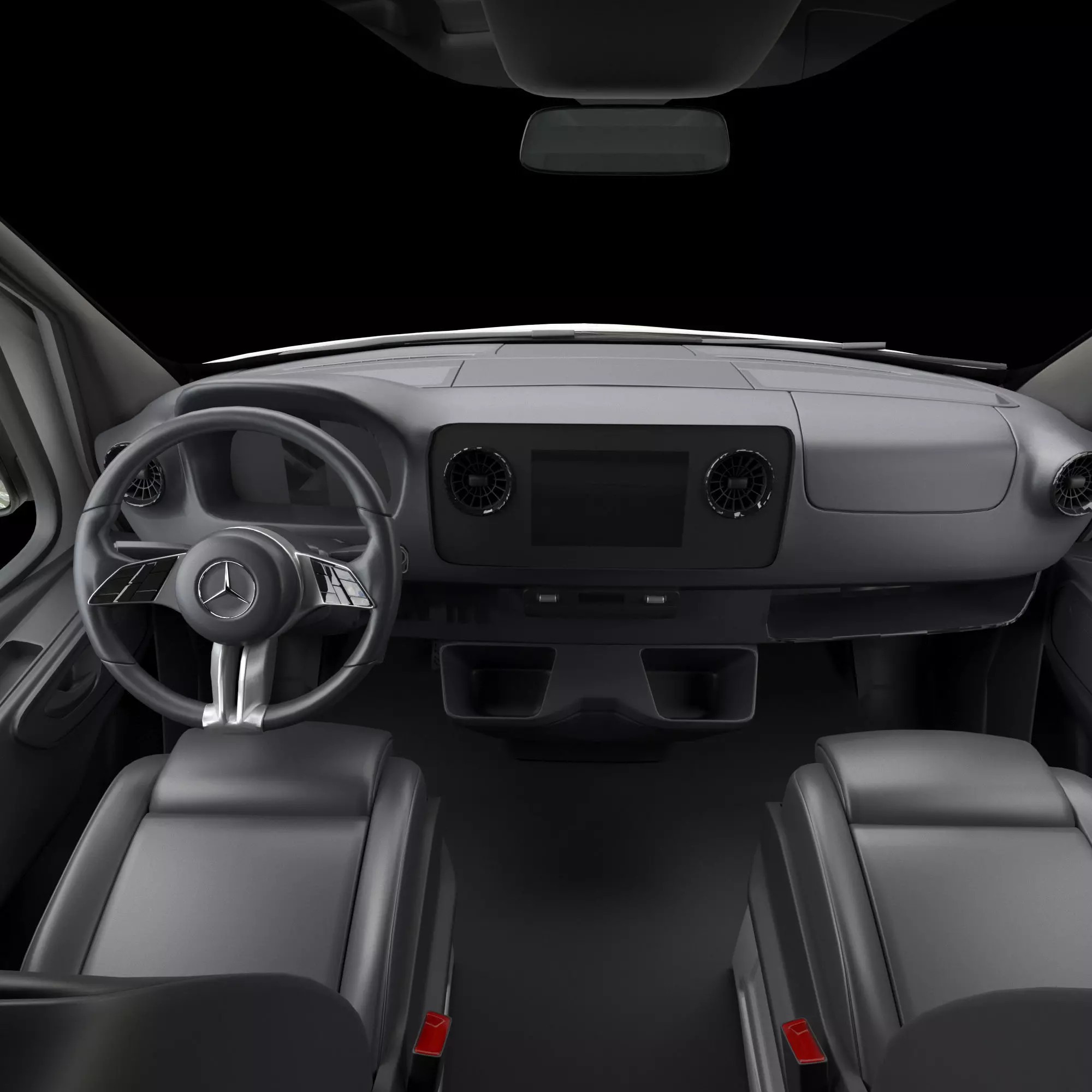 Mercedes-Benz Sprinter Long High Roof - Detailed Interior 3D Model - View 24