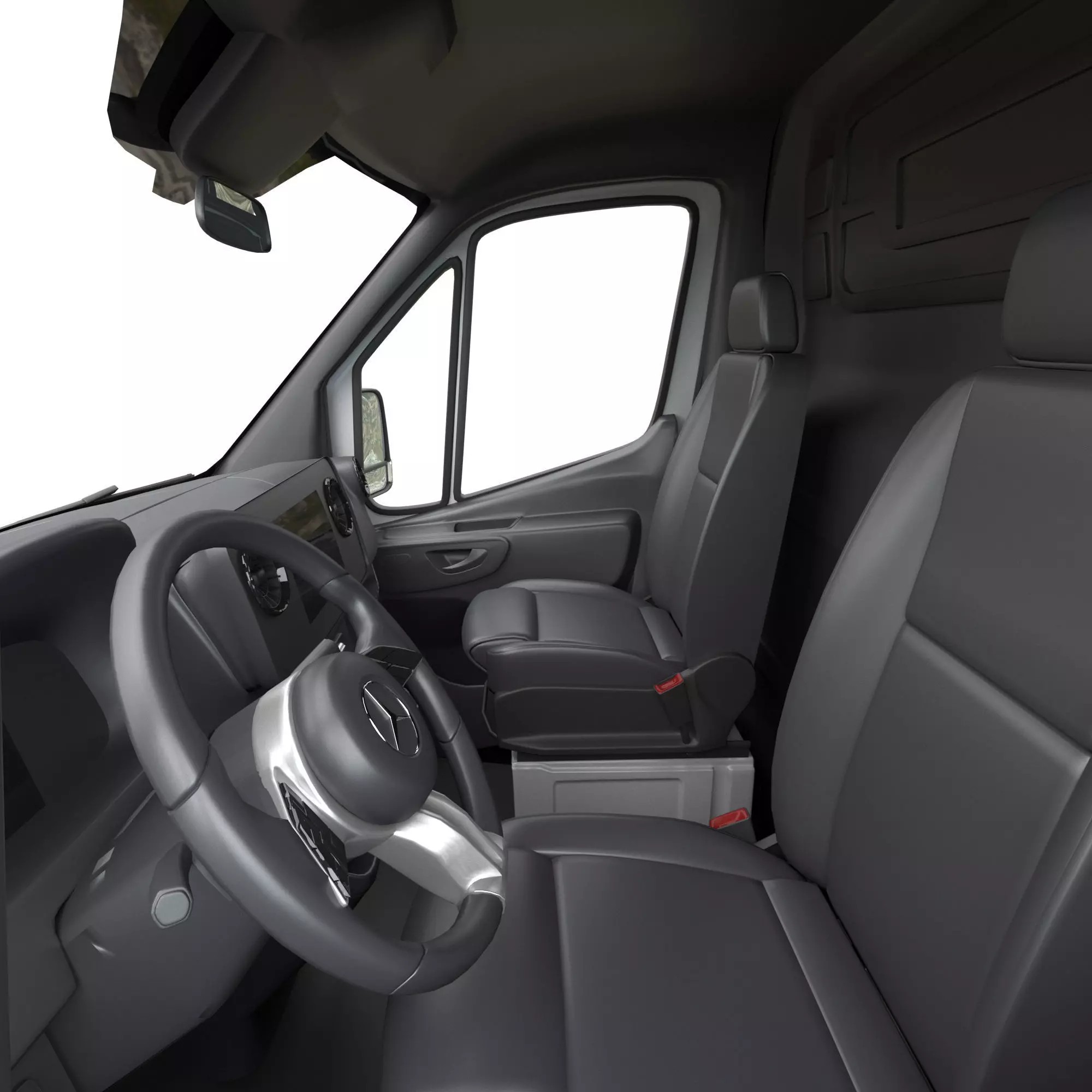 Mercedes-Benz Sprinter Long High Roof - Detailed Interior 3D Model - View 26