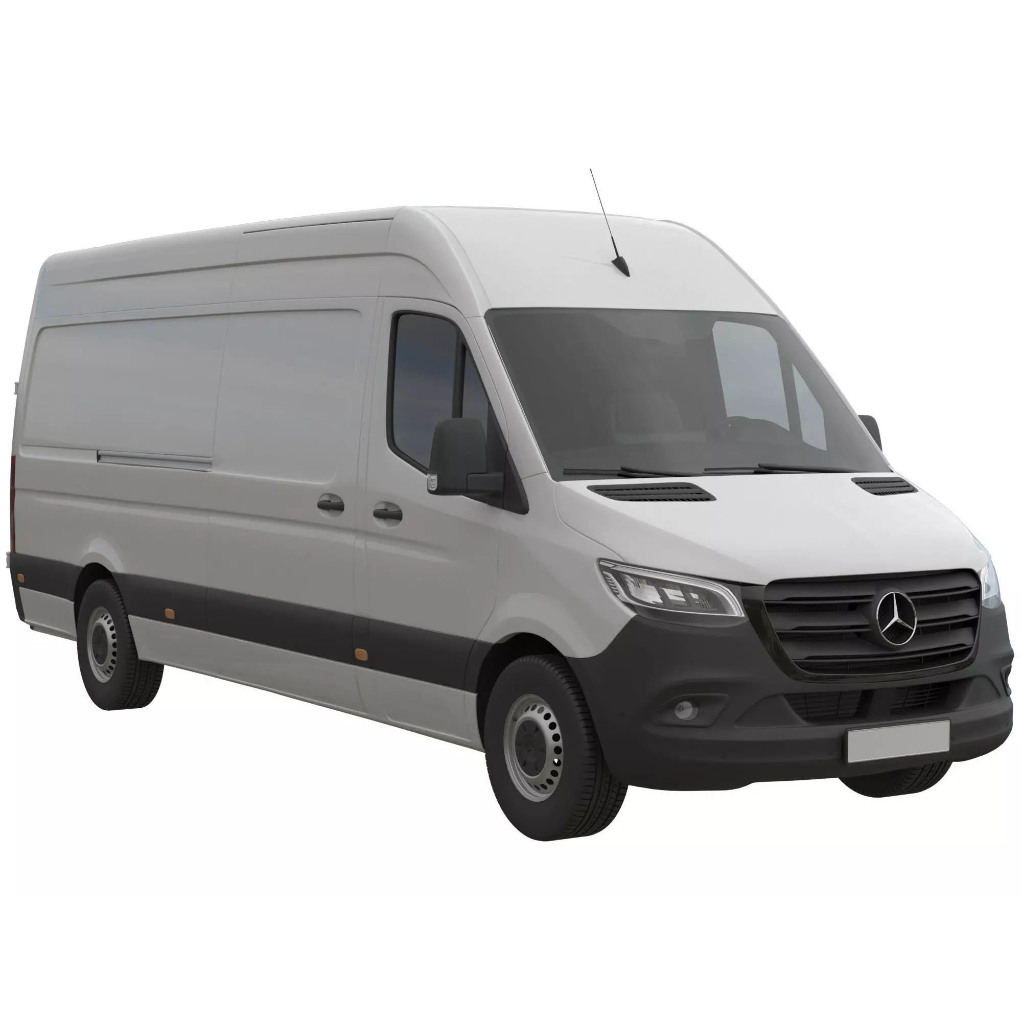 Mercedes-Benz Sprinter Long High Roof - Detailed Interior 3D Model - View 3