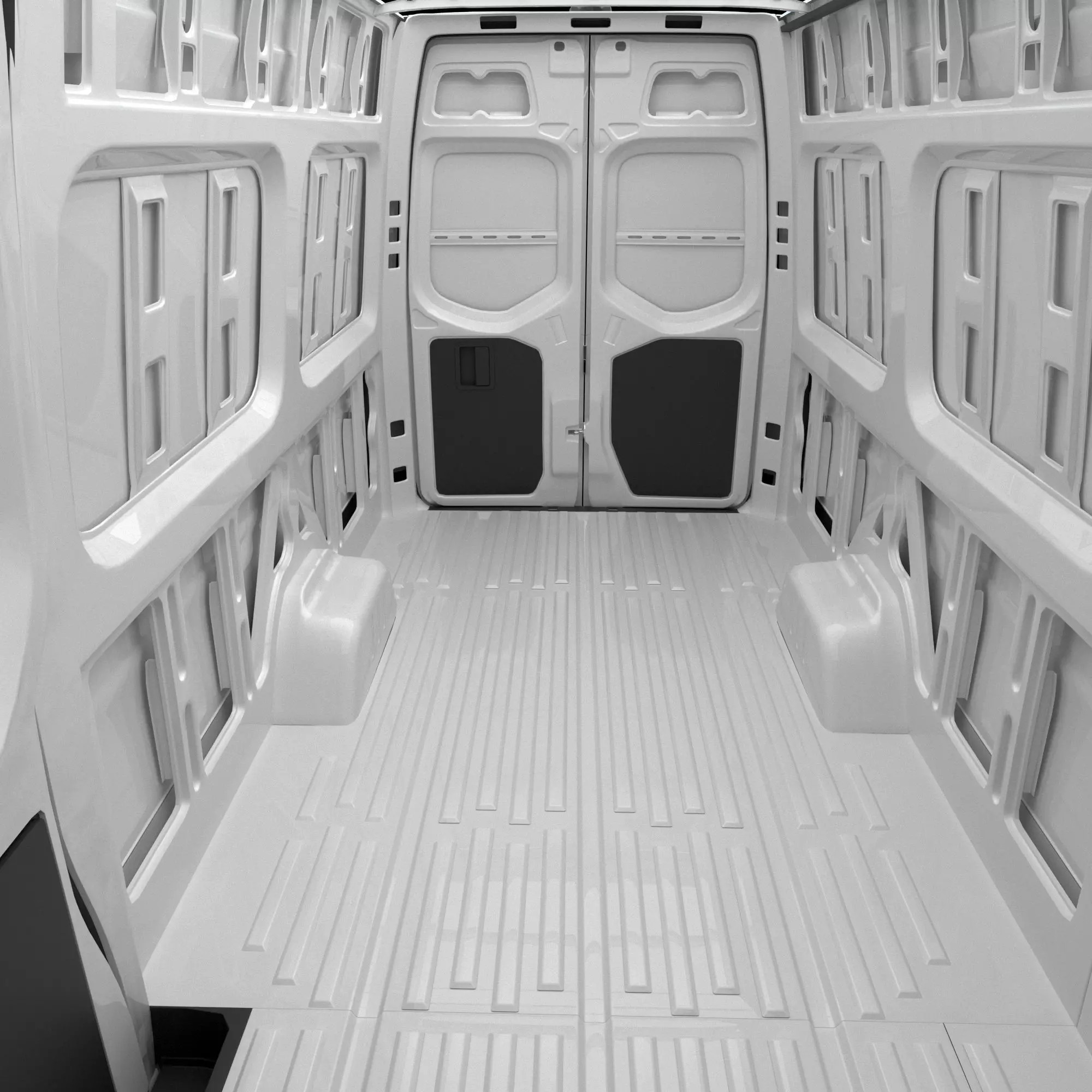 Mercedes-Benz Sprinter Long High Roof - Detailed Interior 3D Model - View 30