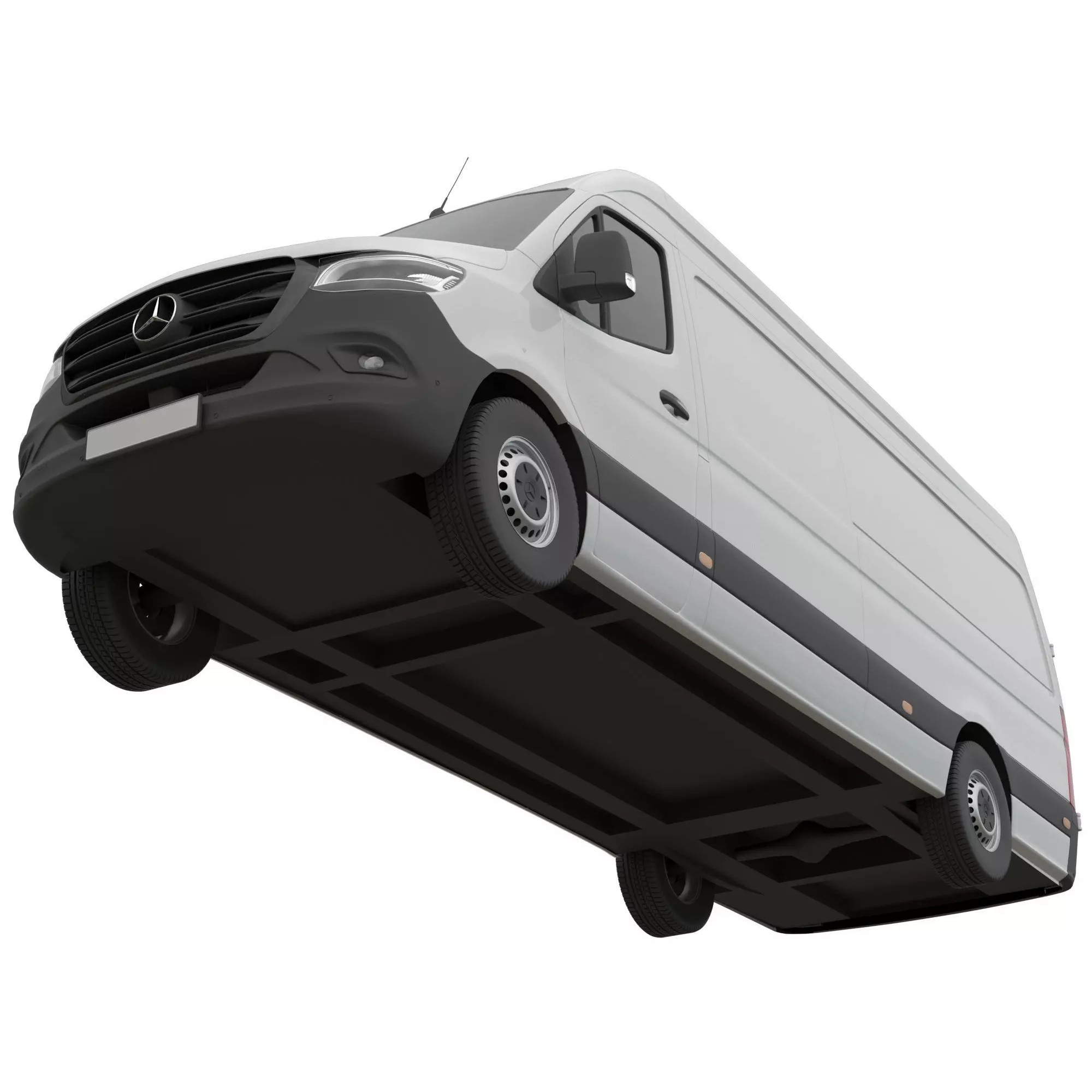 Mercedes-Benz Sprinter Long High Roof - Detailed Interior 3D Model - View 31