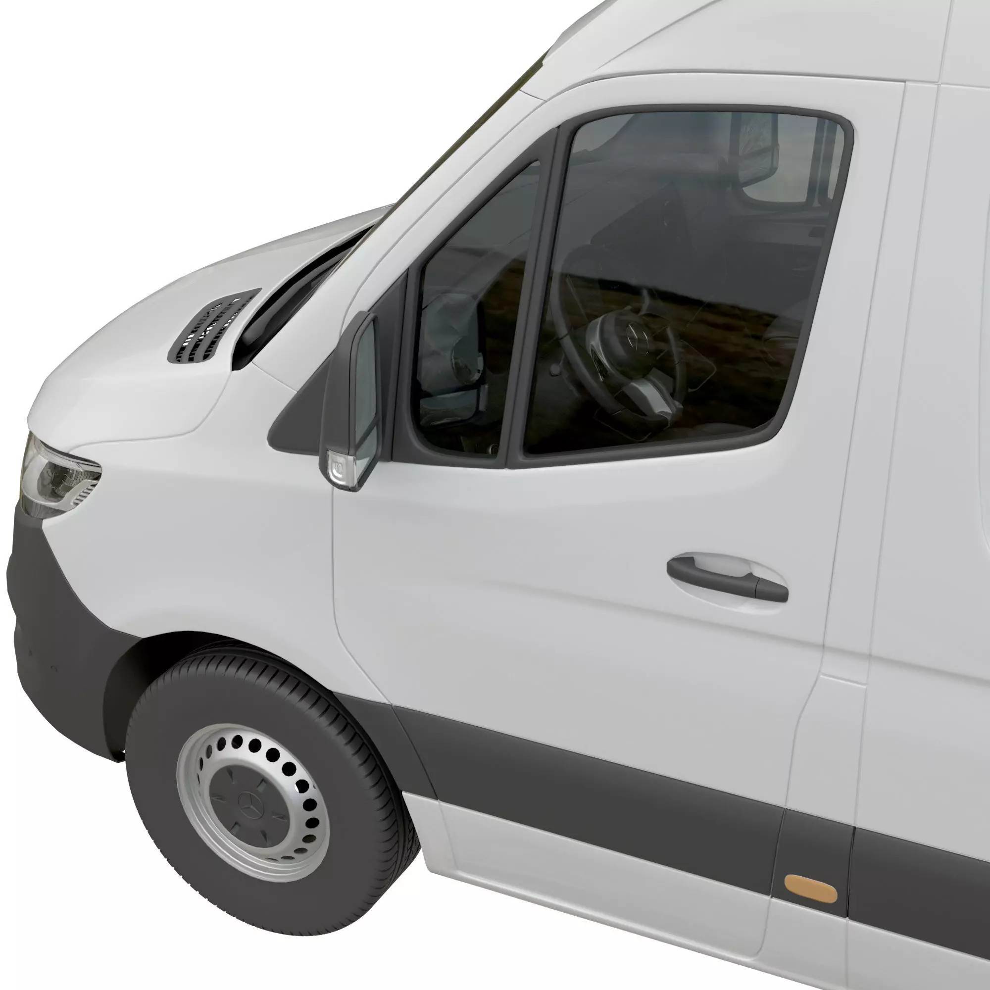 Mercedes-Benz Sprinter Long High Roof - Detailed Interior 3D Model - View 9