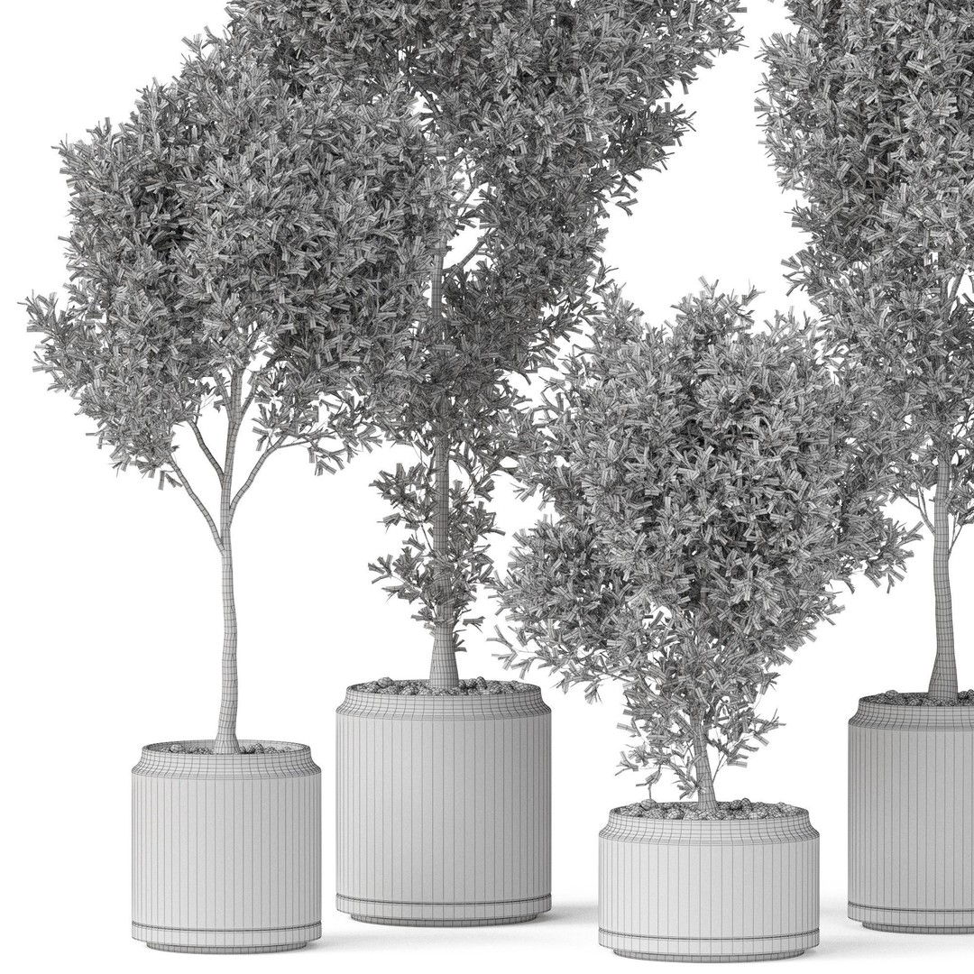Plants Collection 846 3D Model – High Quality PBR Assets, FBX, OBJ - View 6