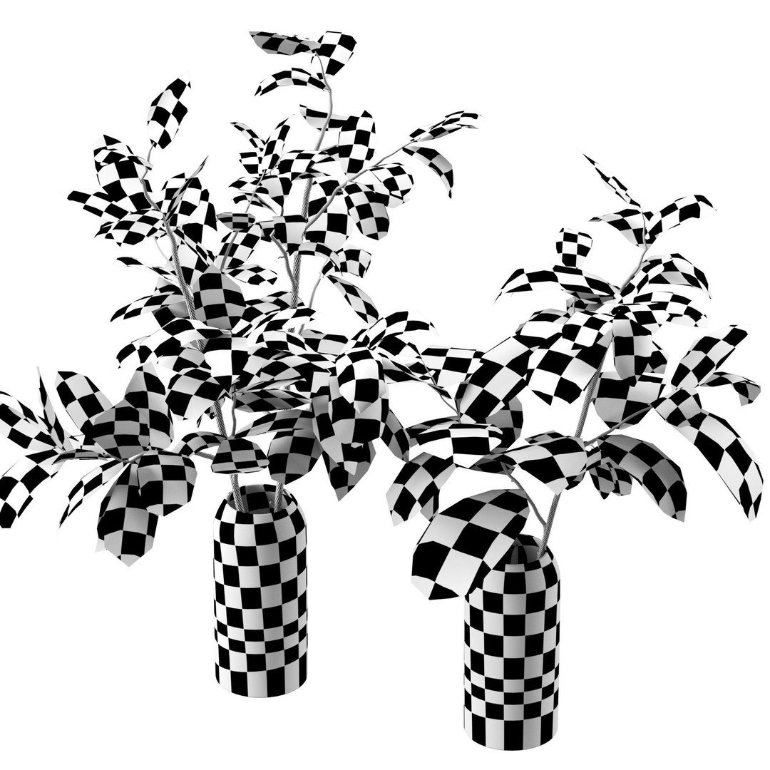 Magnolia Branch 3D Model – Decorative Plant with PBR Textures, FBX - View 9