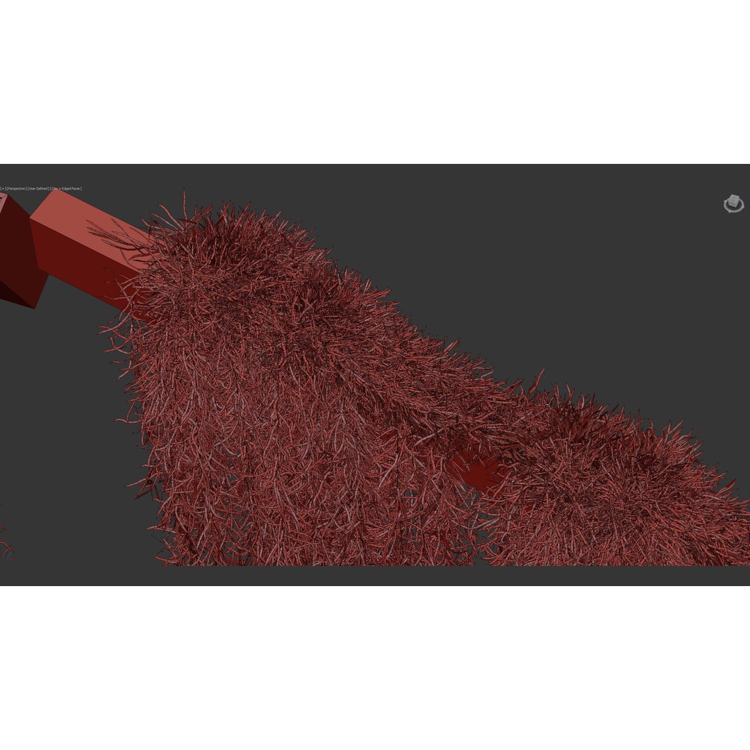 Tillandsia usneoides 3D Model – Spanish Moss, PBR Textures, FBX