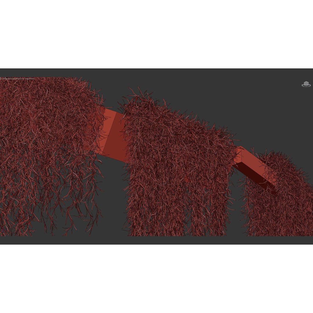 Tillandsia usneoides 3D Model – Spanish Moss, PBR Textures, FBX - View 14