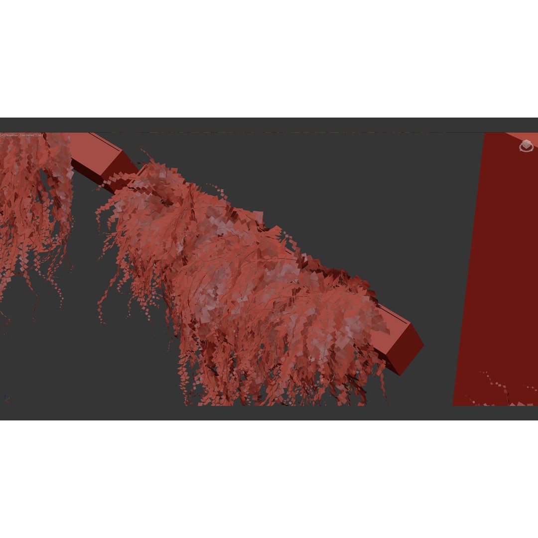 Adiantum Common Maidenhair Fern 3D Model – PBR Textured Plant, FBX - View 13