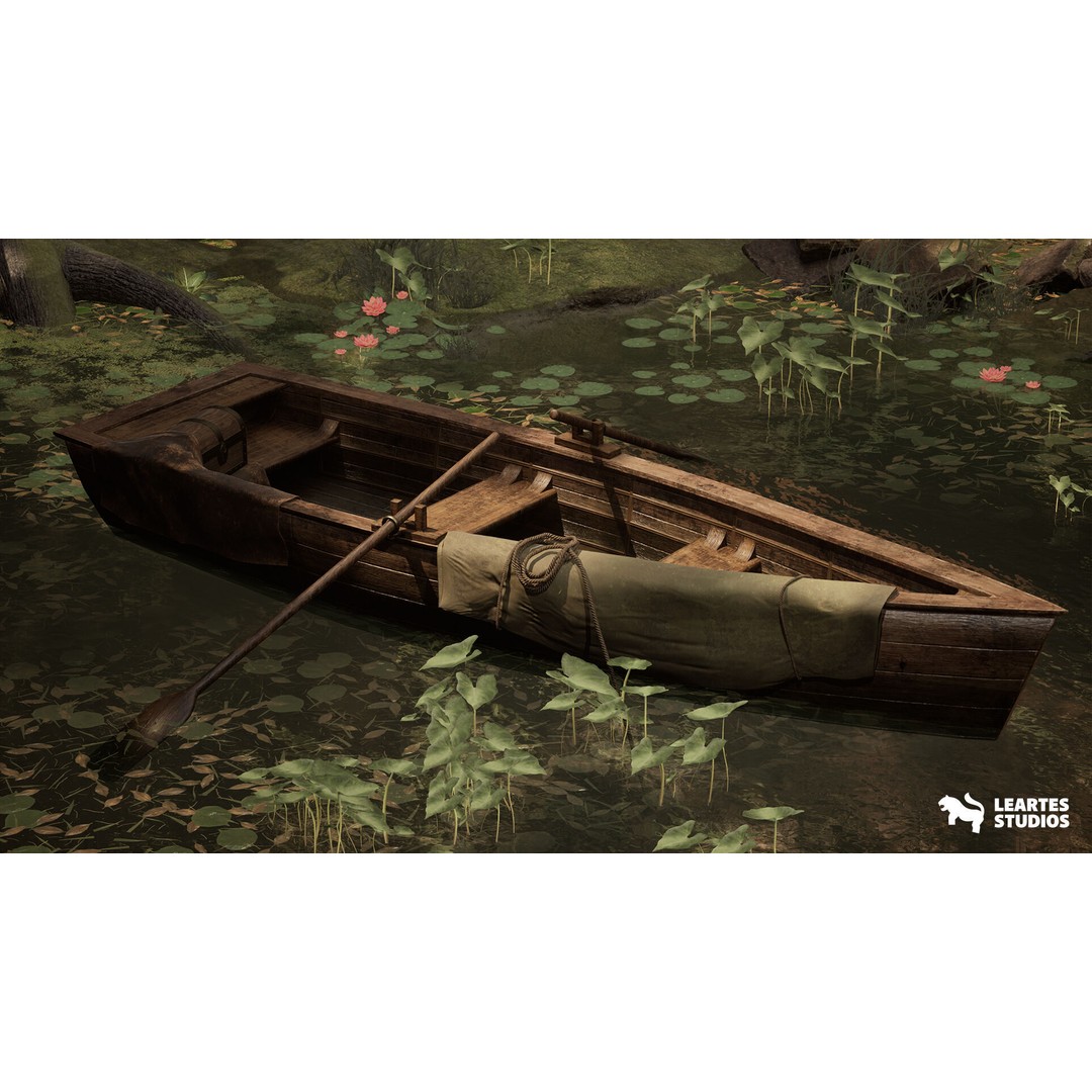 Jungle Ruins 3D Model – Low Poly Ancient Environment, Game Ready - View 5