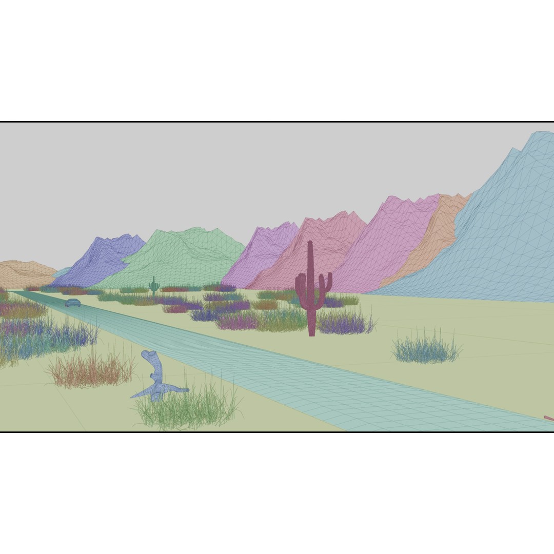 Desert 3D Model – Detailed Landscape Asset, PBR Textured Formats - View 18