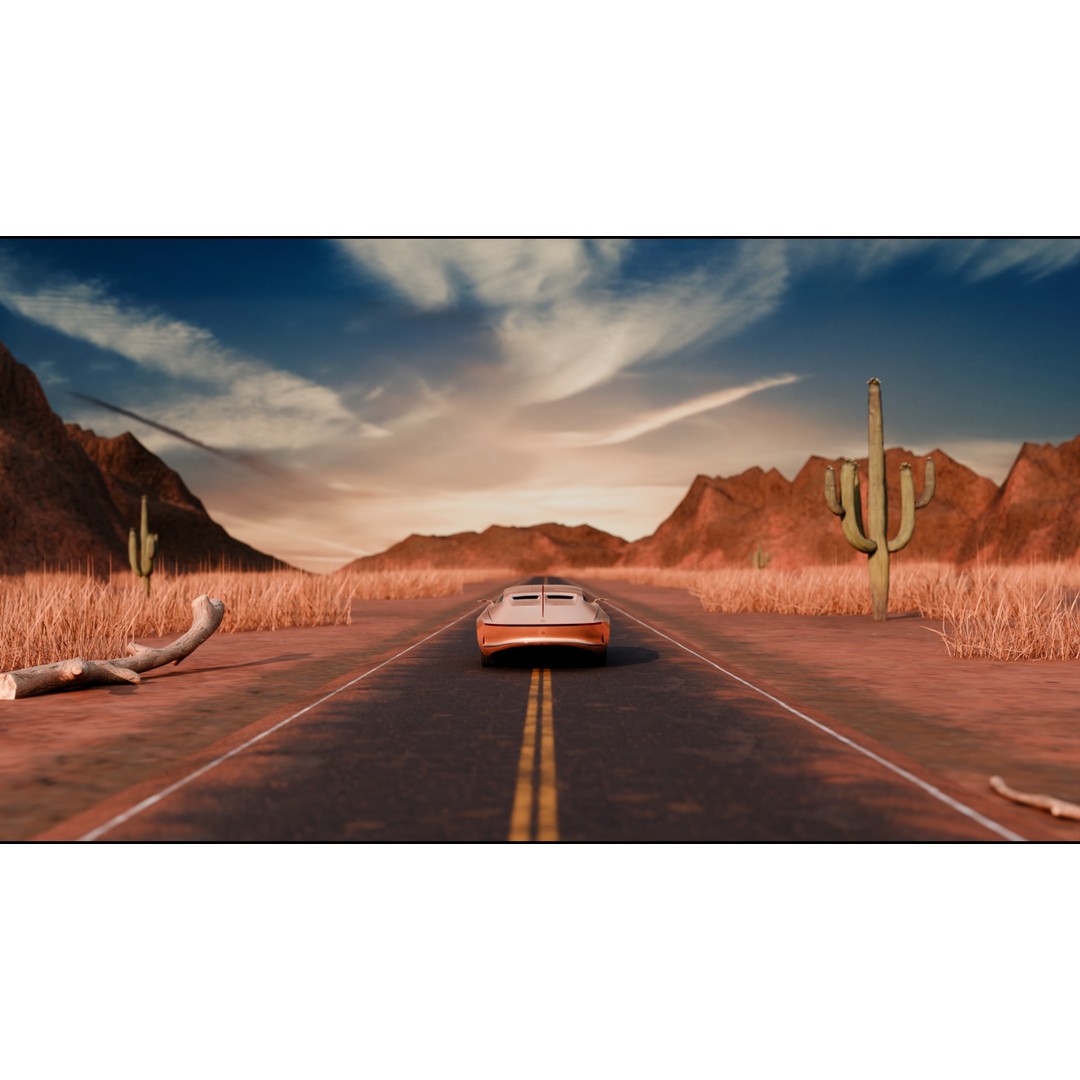 Desert 3D Model – Detailed Landscape Asset, PBR Textured Formats - View 4