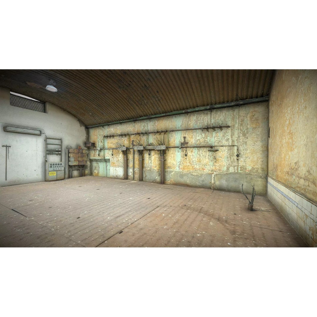 Abandoned Electrical Switchboard Room 3D Model – High Poly Scanned Asset, FBX & OBJ - View 2
