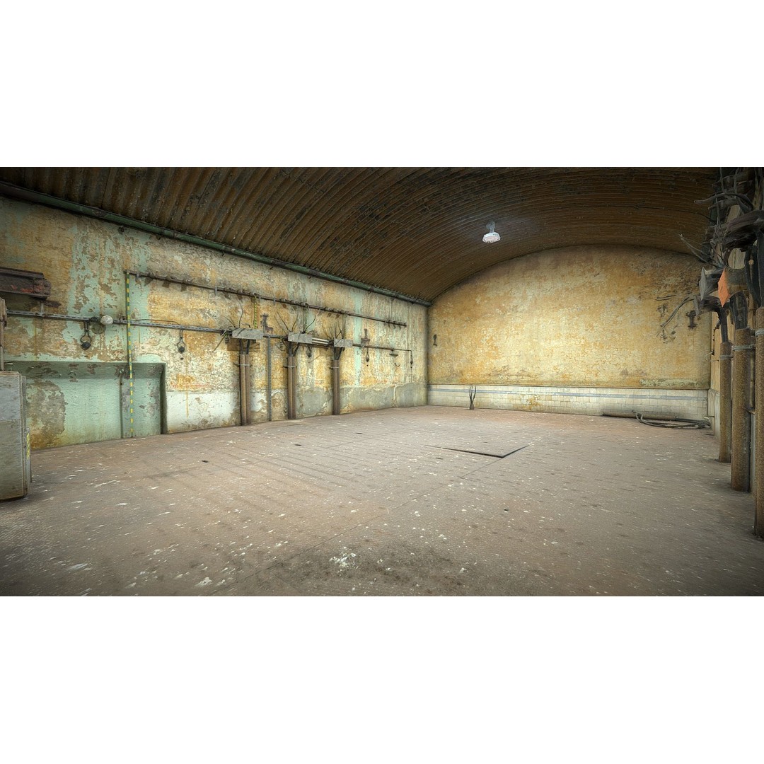 Abandoned Electrical Switchboard Room 3D Model – High Poly Scanned Asset, FBX & OBJ - View 5