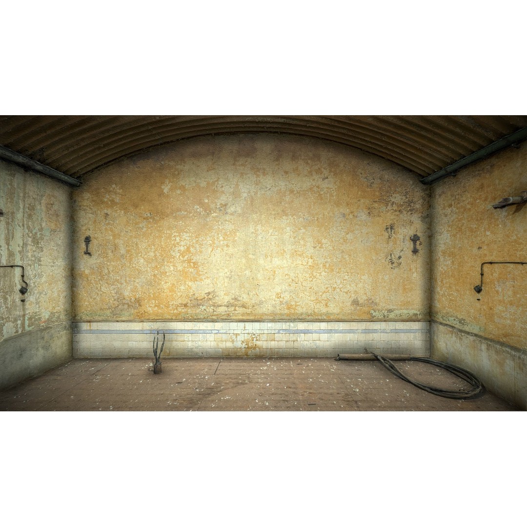 Abandoned Electrical Switchboard Room 3D Model – High Poly Scanned Asset, FBX & OBJ - View 6