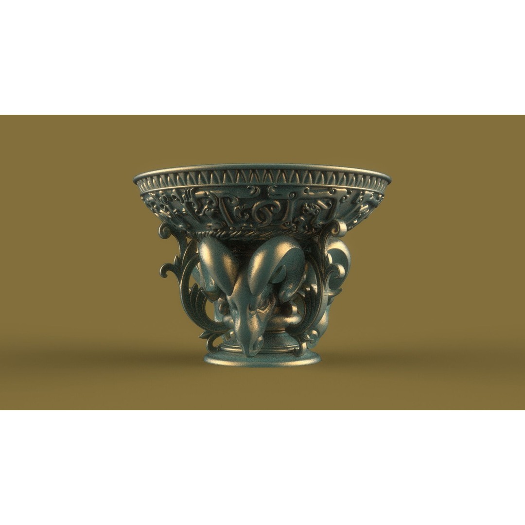 Flower Pot 3D Model – Classic Decorative Vase for Garden Use, FBX - View 22
