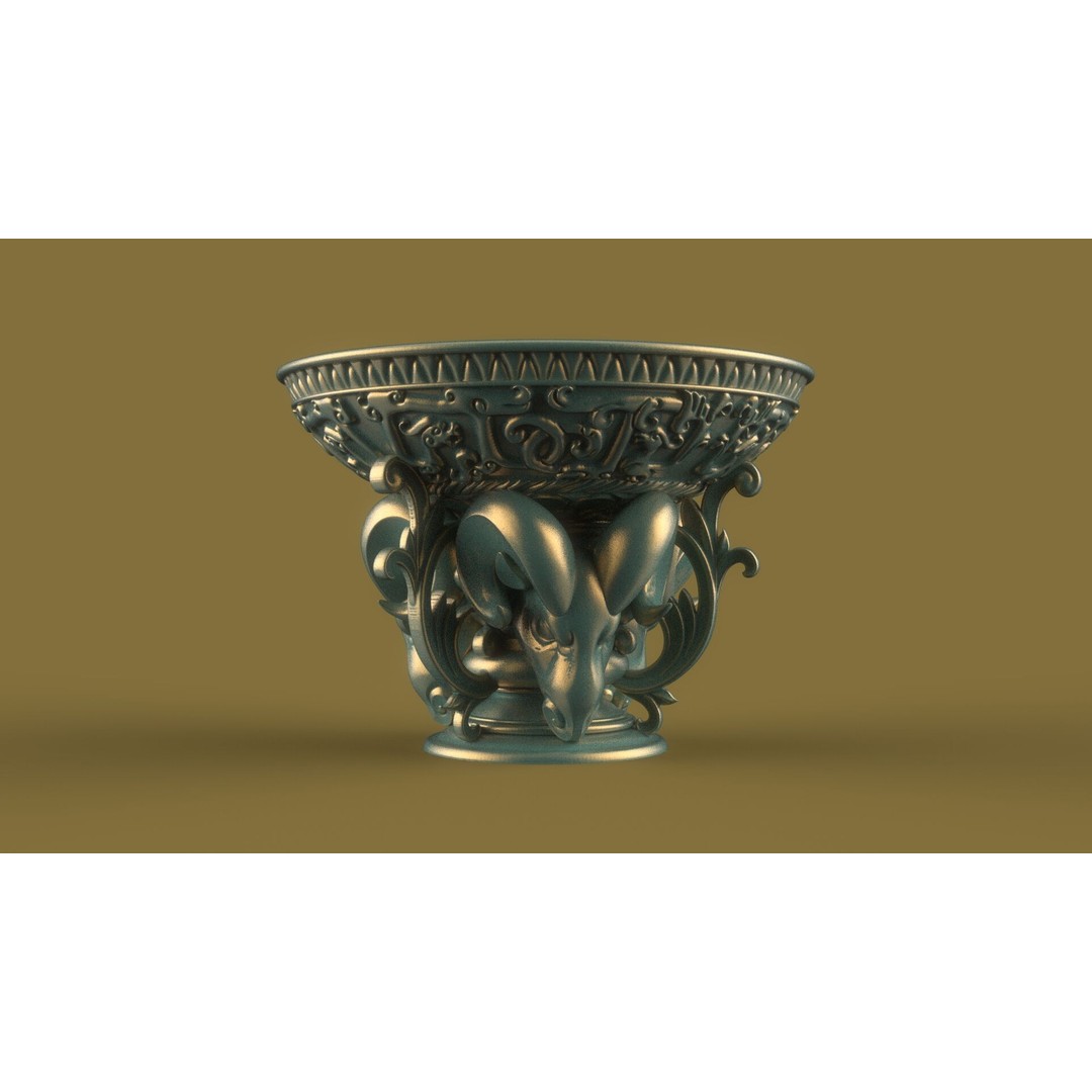 Flower Pot 3D Model – Classic Decorative Vase for Garden Use, FBX - View 24