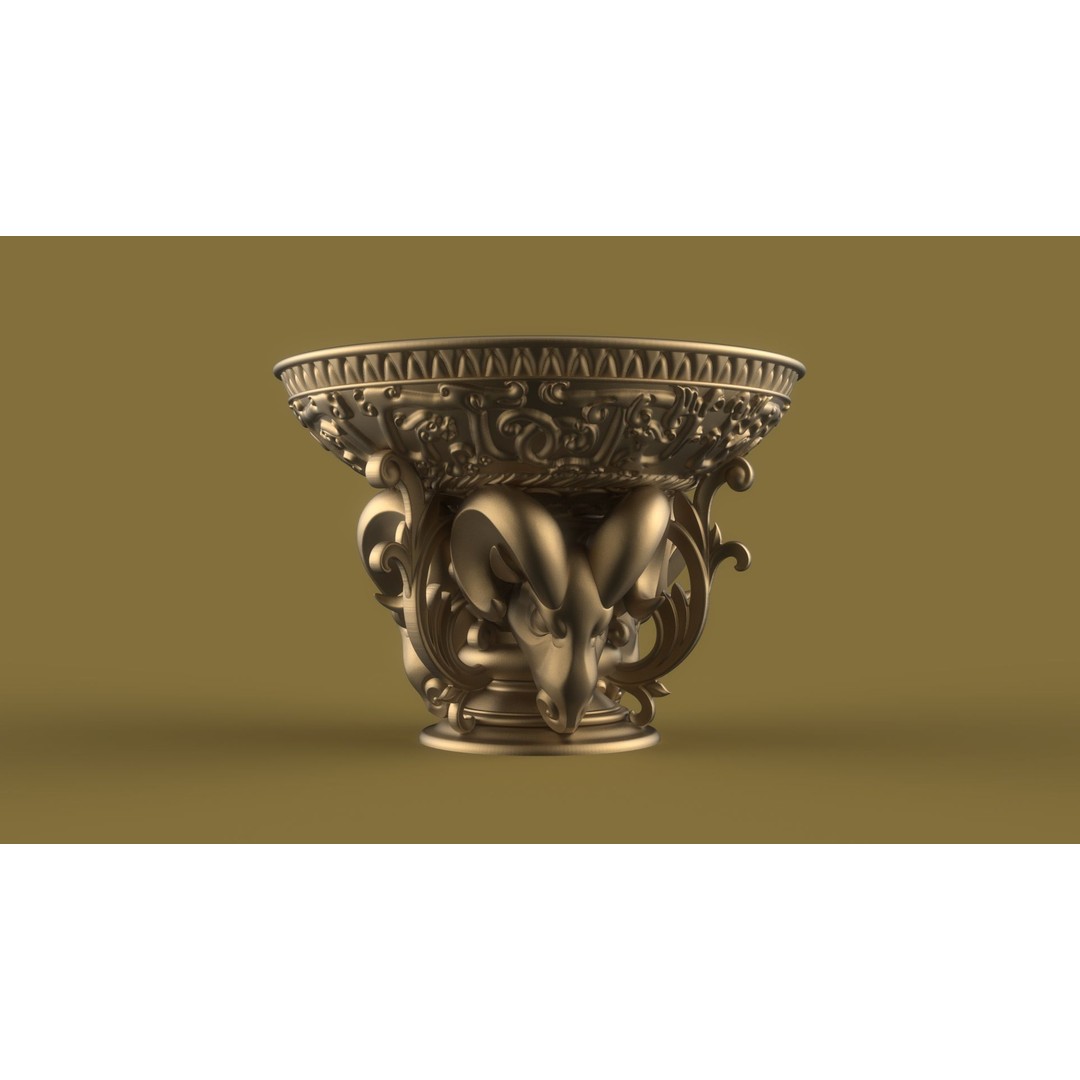 Flower Pot 3D Model – Classic Decorative Vase for Garden Use, FBX - View 8