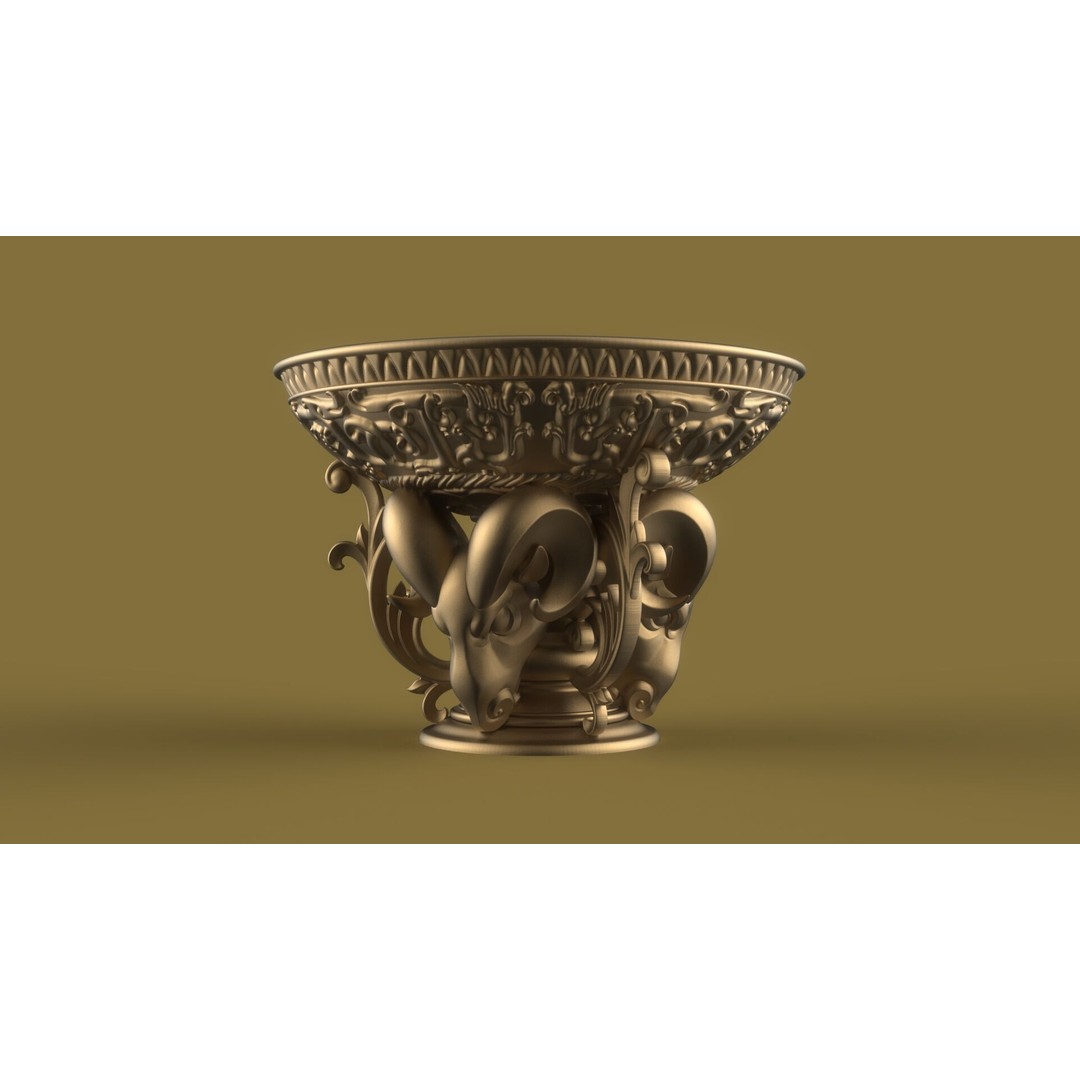 Flower Pot 3D Model – Classic Decorative Vase for Garden Use, FBX - View 9