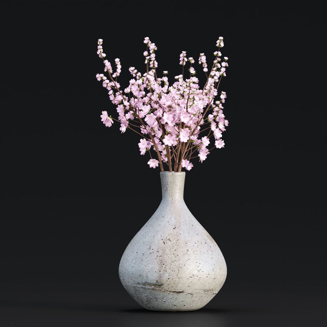 Decorative Branches 3D Model – High Poly PBR Asset, FBX, OBJ - View 5