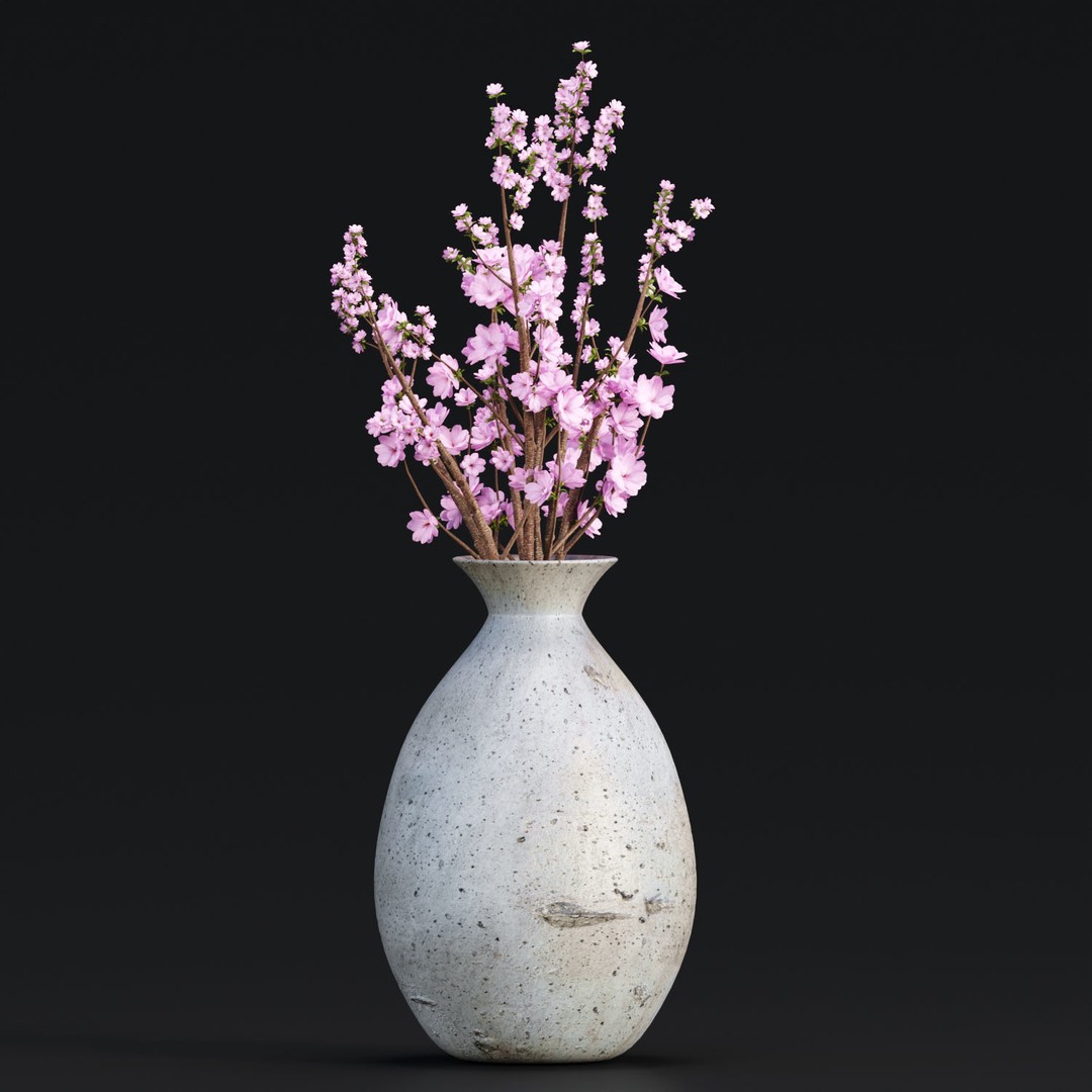 Decorative Branches 3D Model – High Poly PBR Asset, FBX, OBJ - View 6