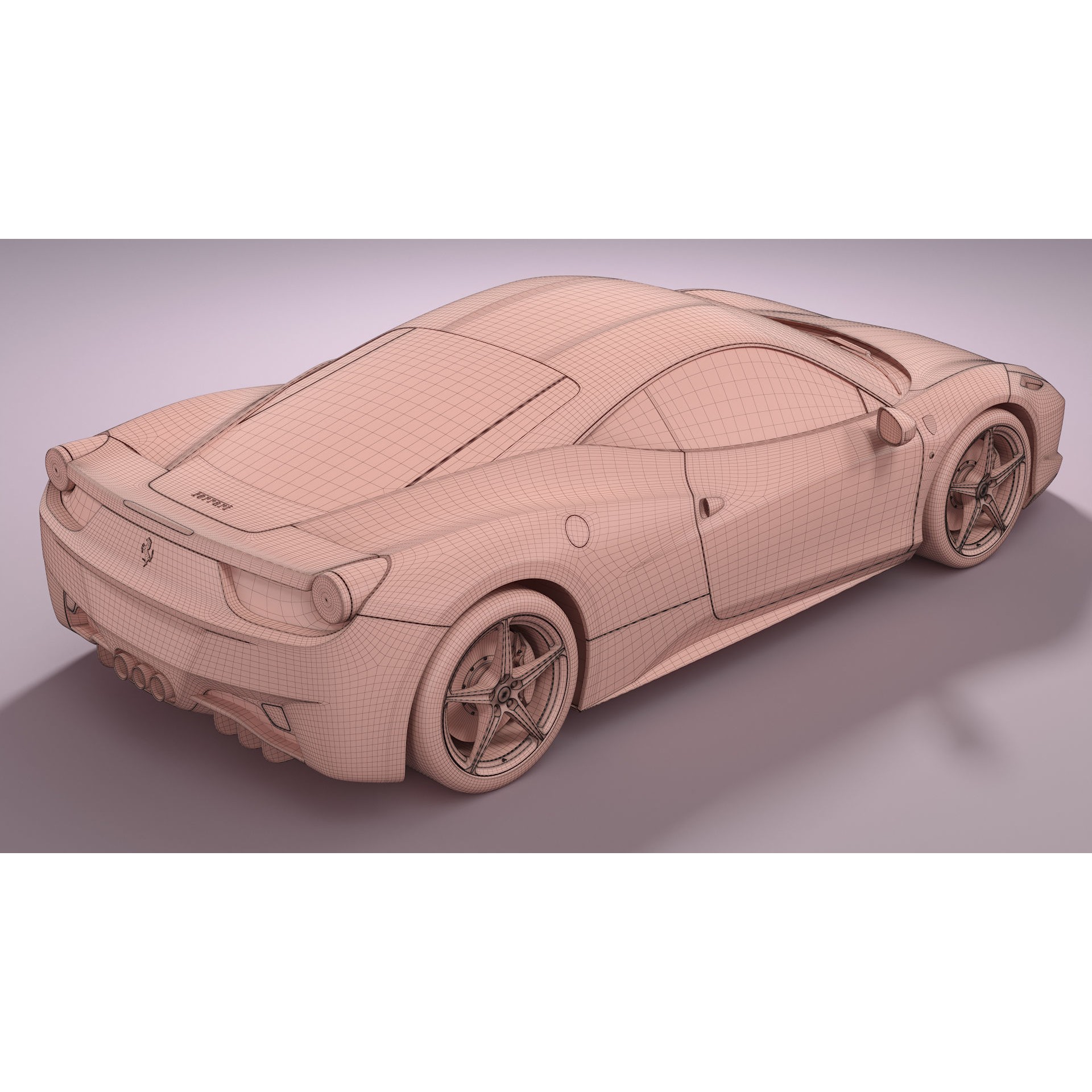 Ferrari 458 Italia - Detailed 3D Model