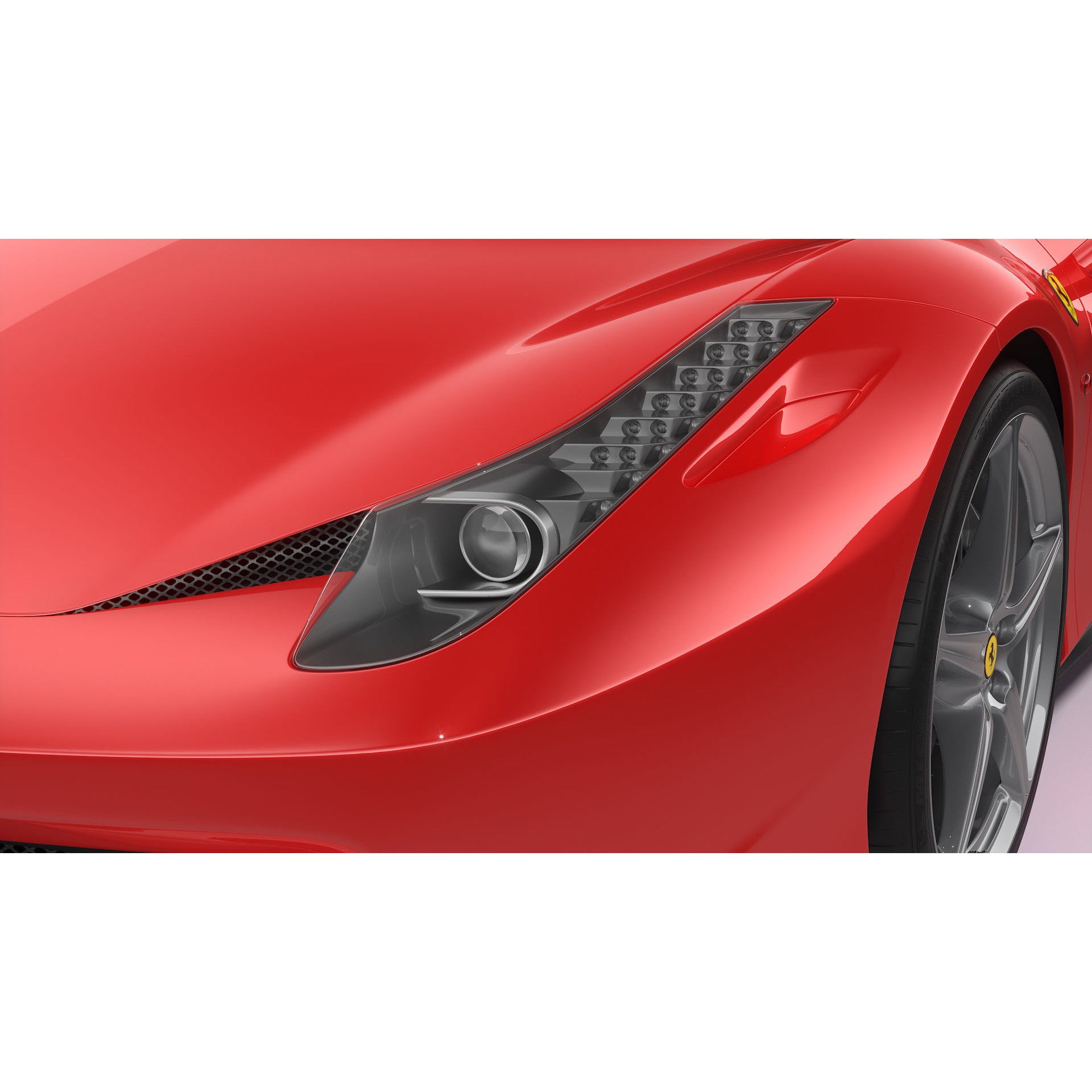 Ferrari 458 Italia - Detailed 3D Model - View 13