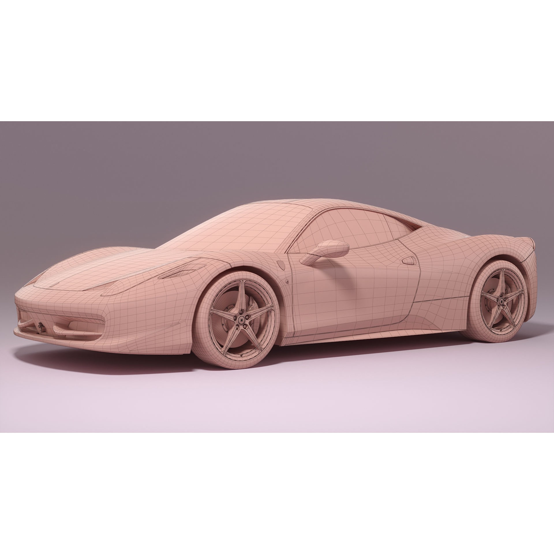 Ferrari 458 Italia - Detailed 3D Model - View 21
